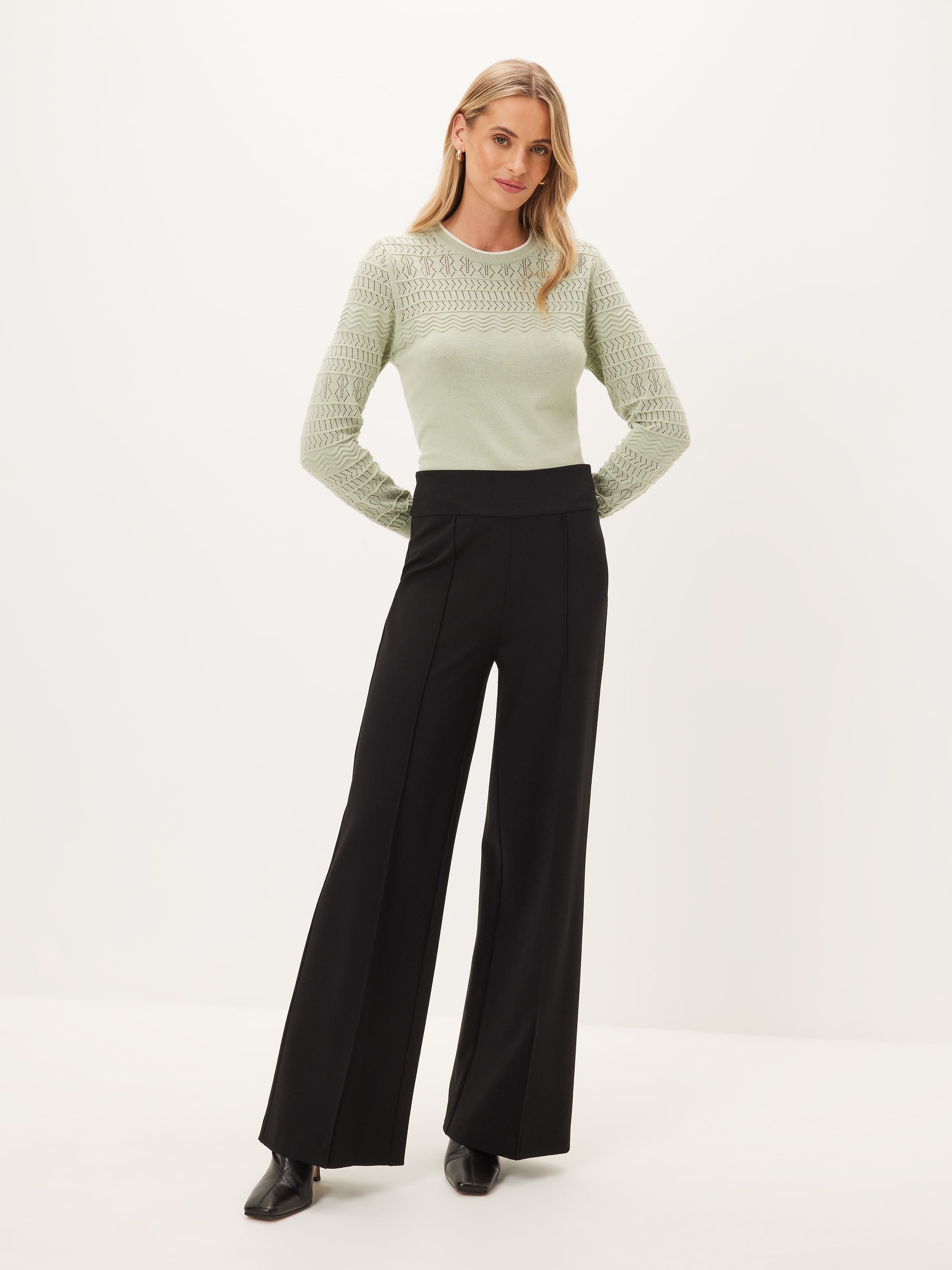Chessie Cutwork Knit Top