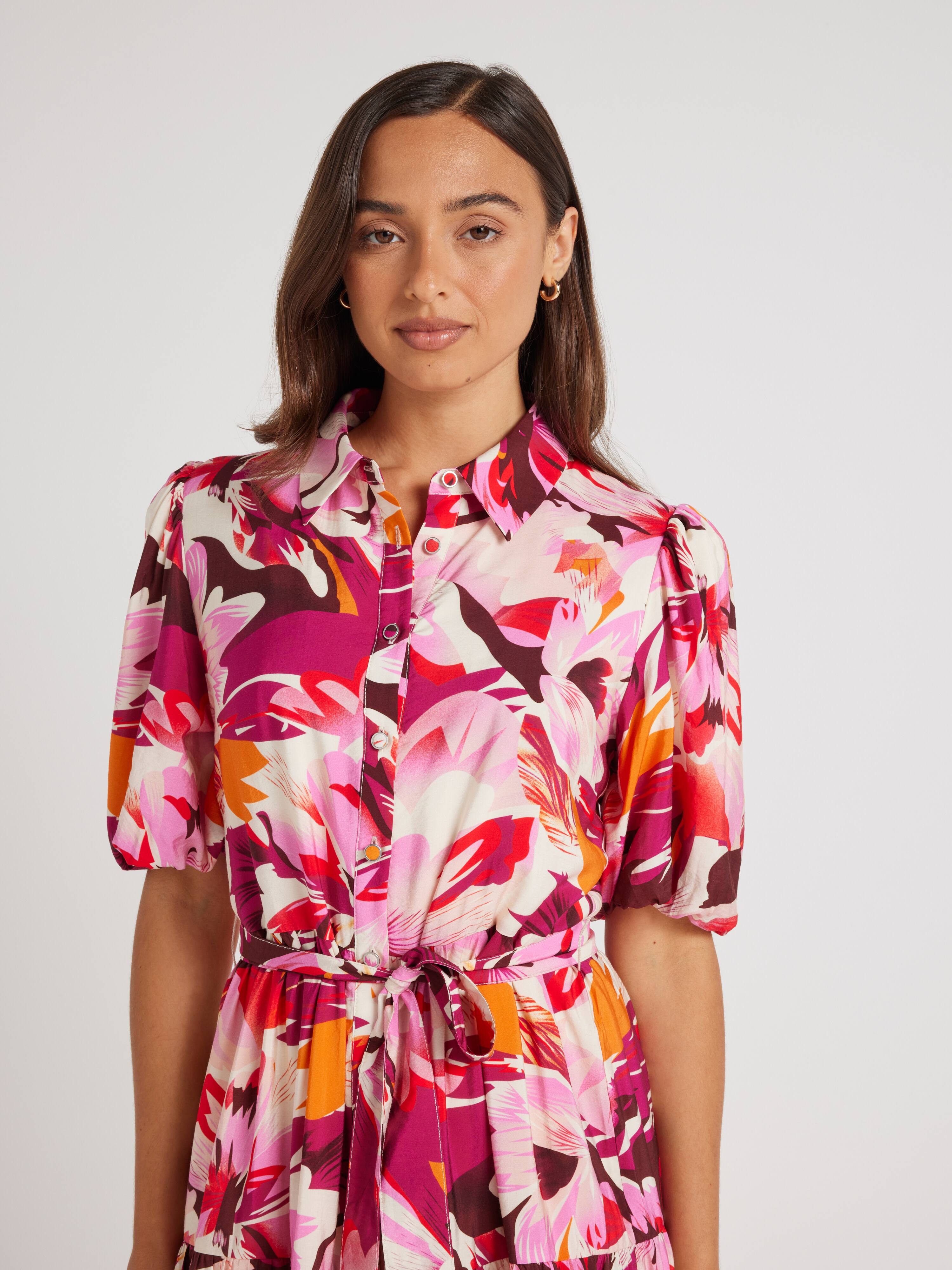 Pia Midi Shirt Dress