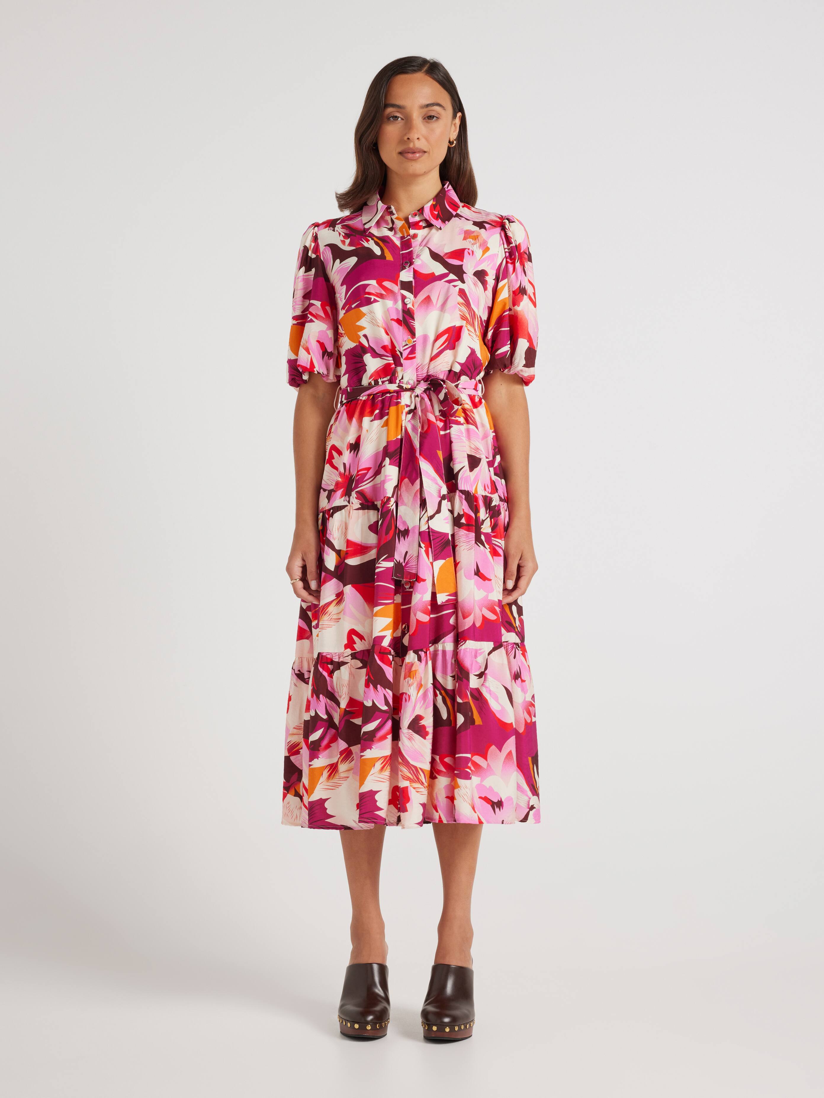 Pia Midi Shirt Dress