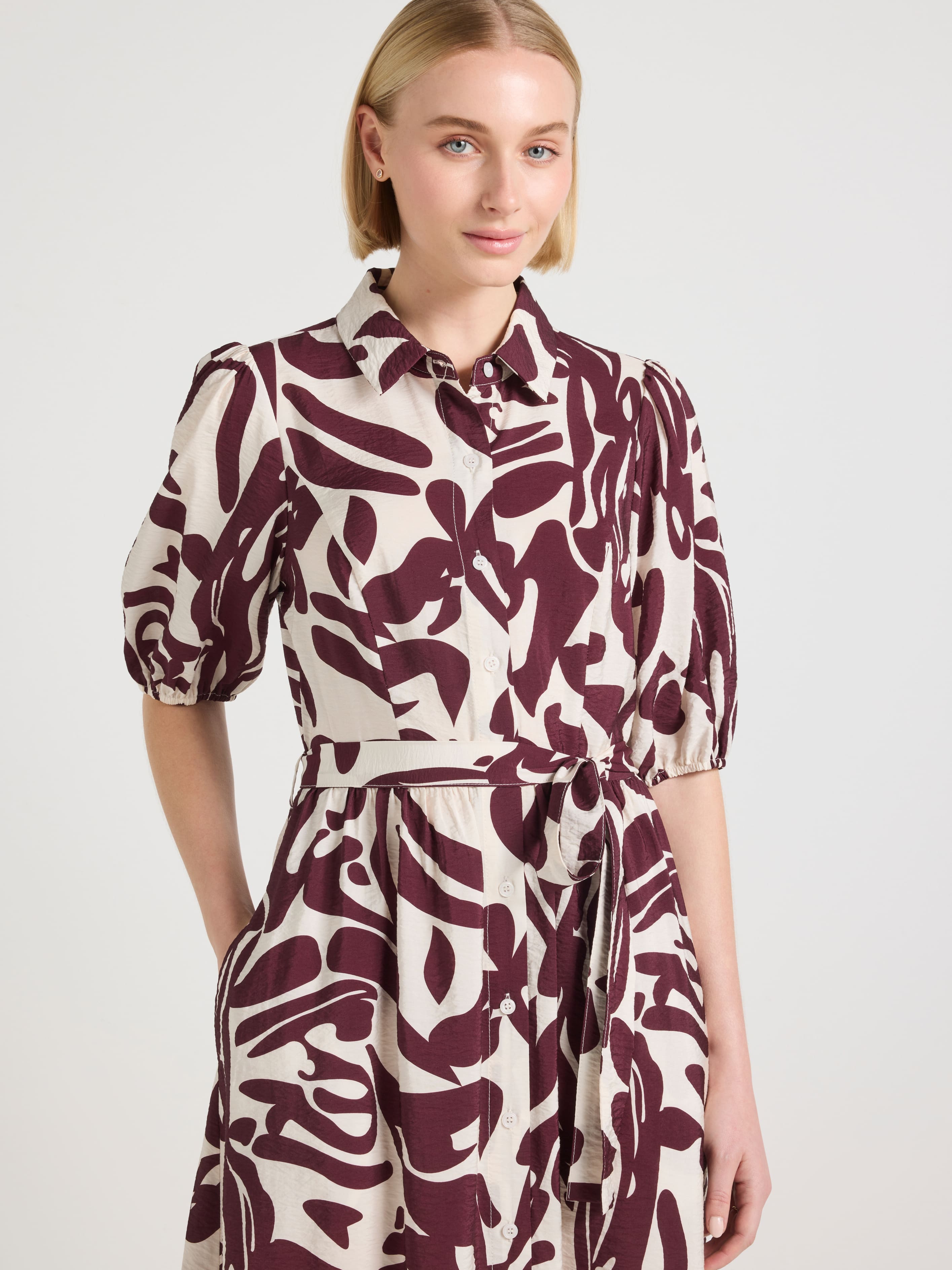 Pia Midi Shirt Dress