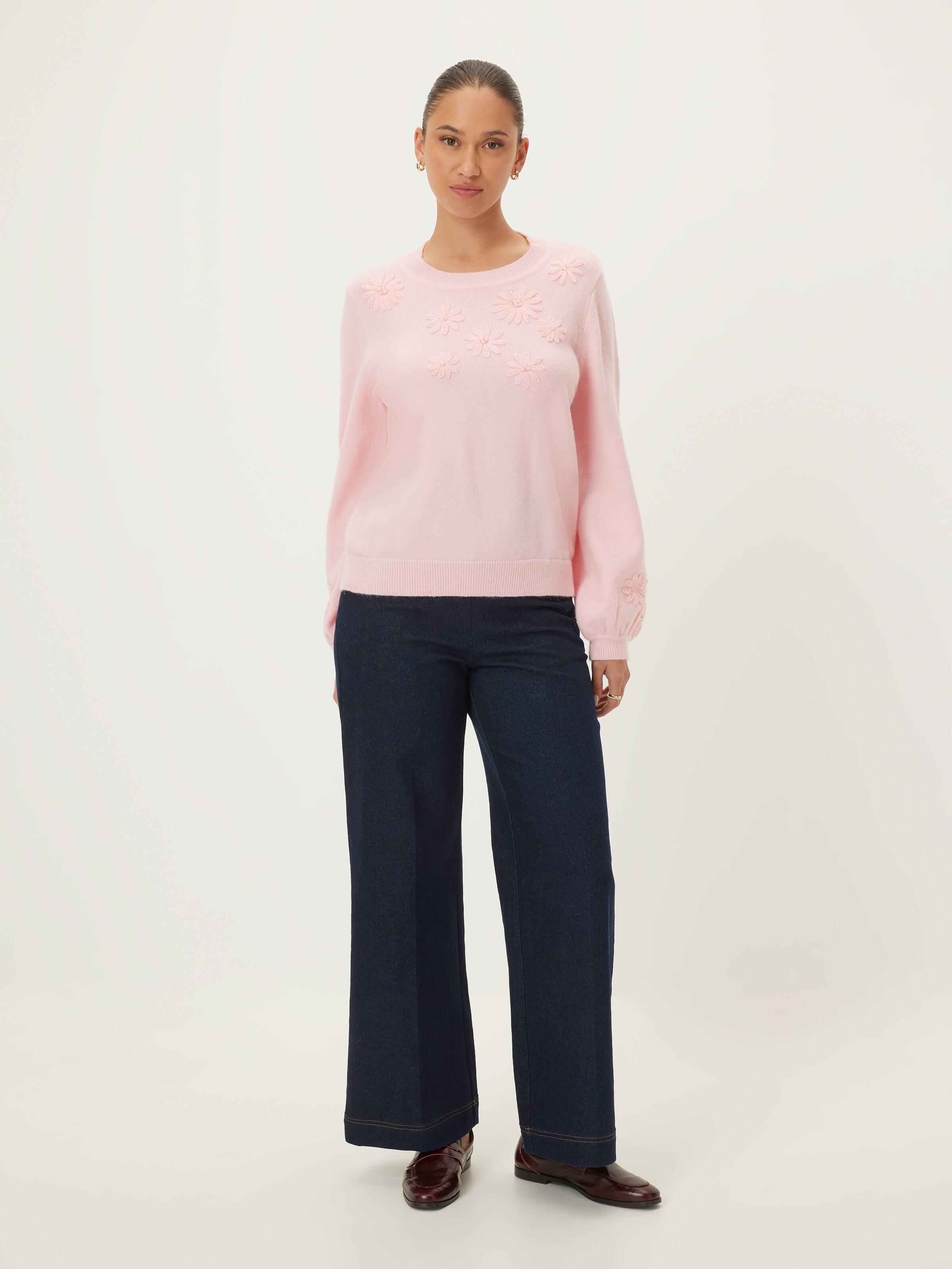 Frankie Flower Knit Jumper