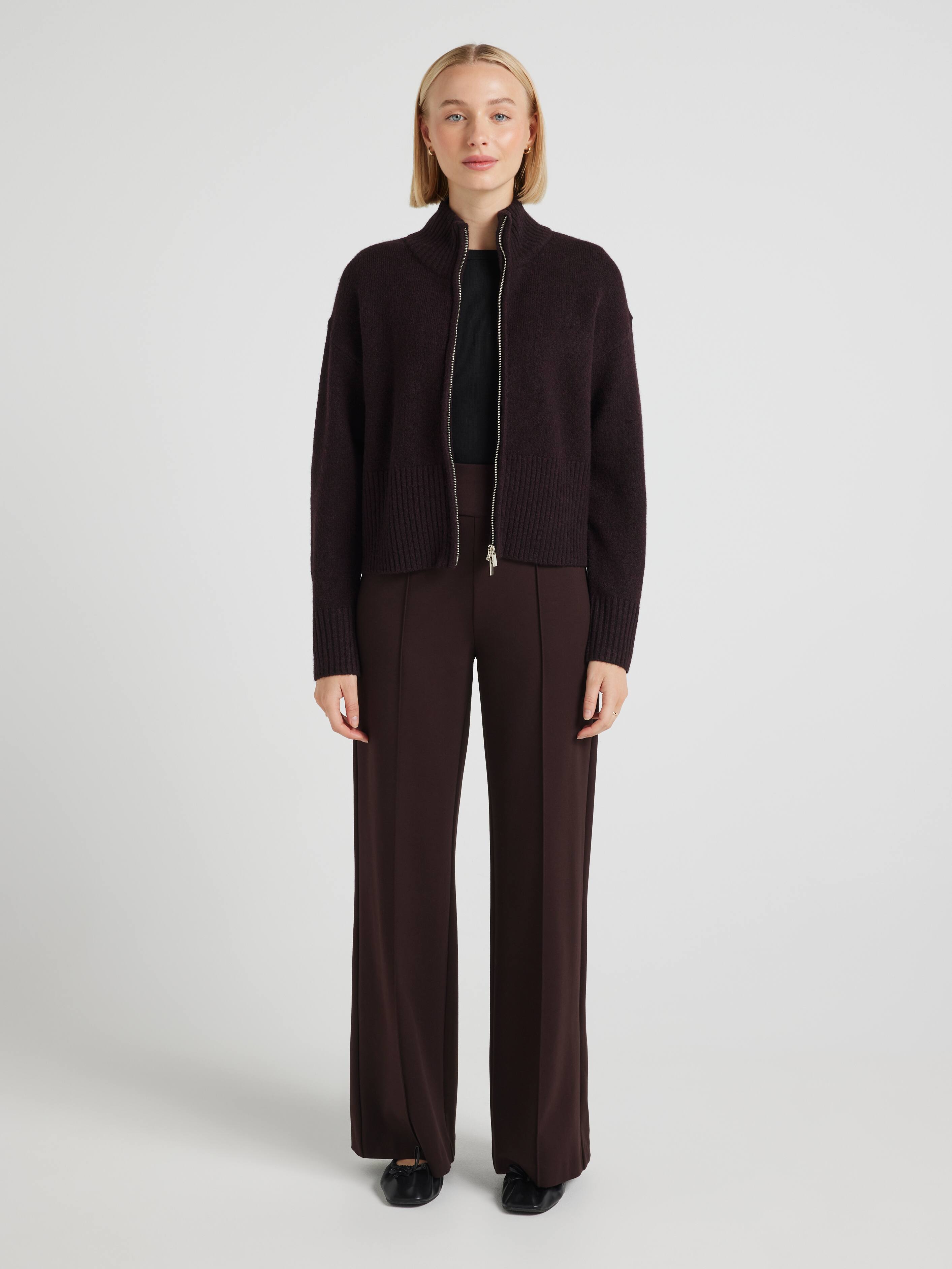 Zola Zip Up Knit Jumper