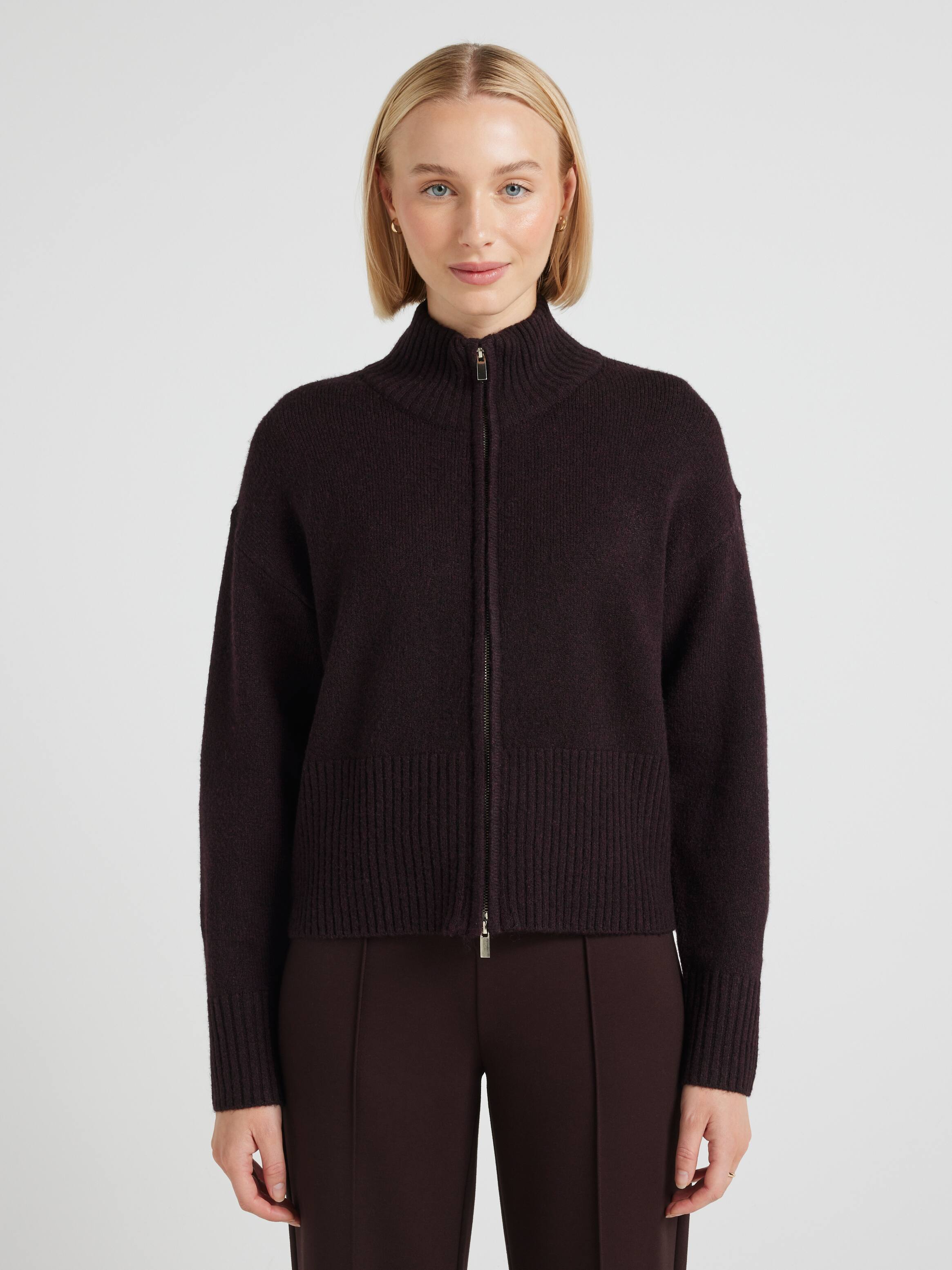Zola Zip Up Knit Jumper