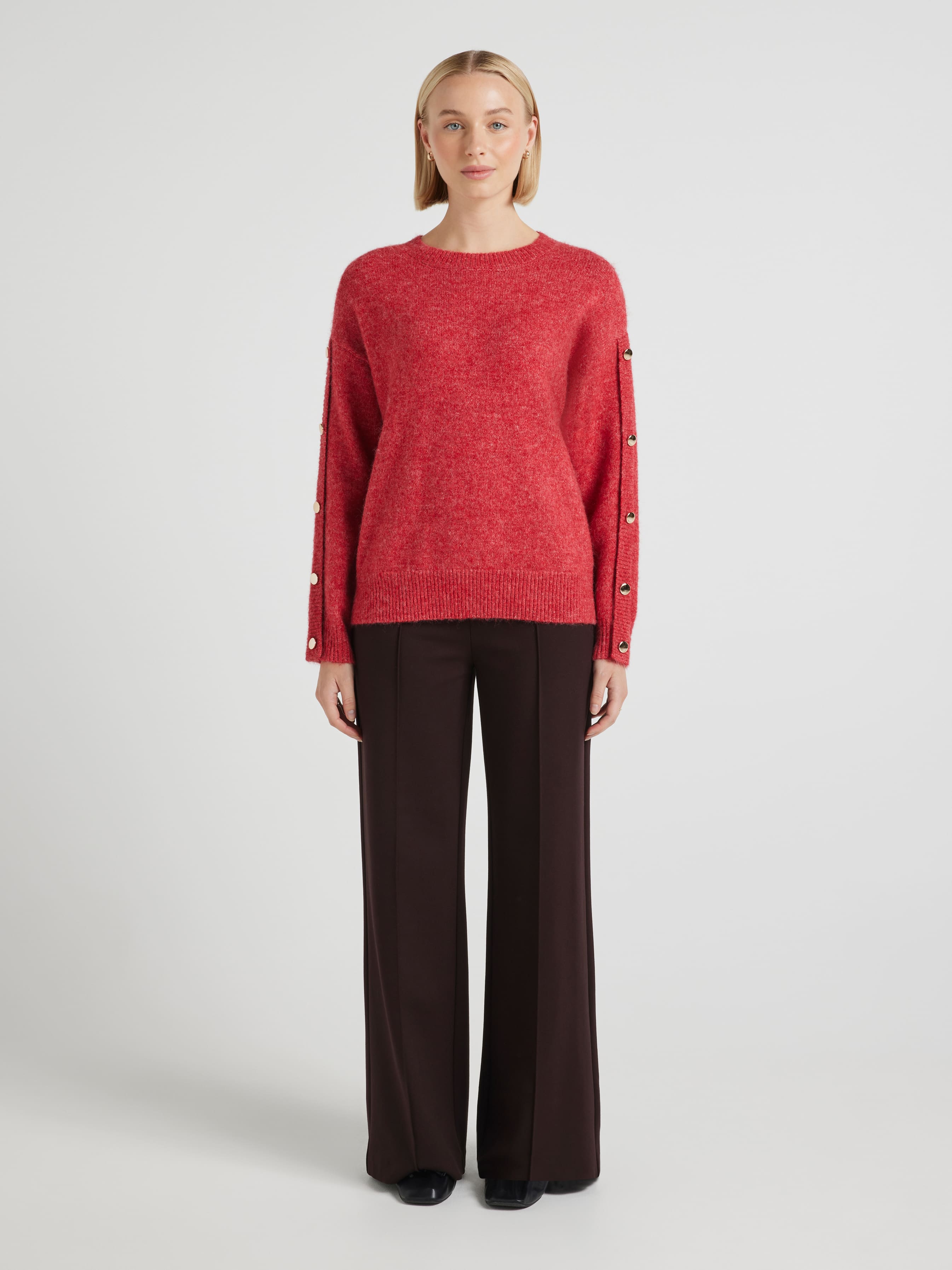 Bailey Button Sleeve Knit