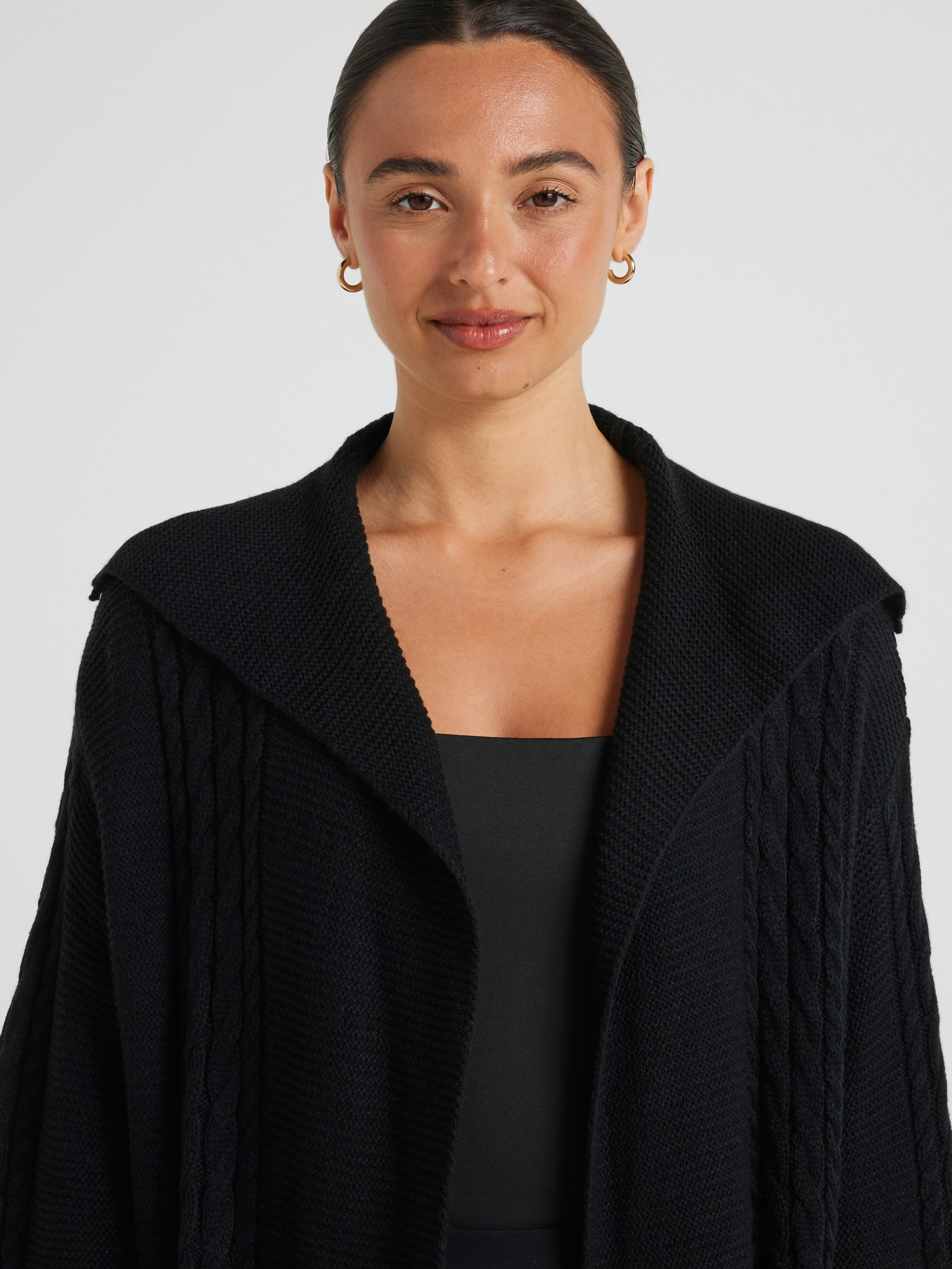 Cable Knit Cardi Coat
