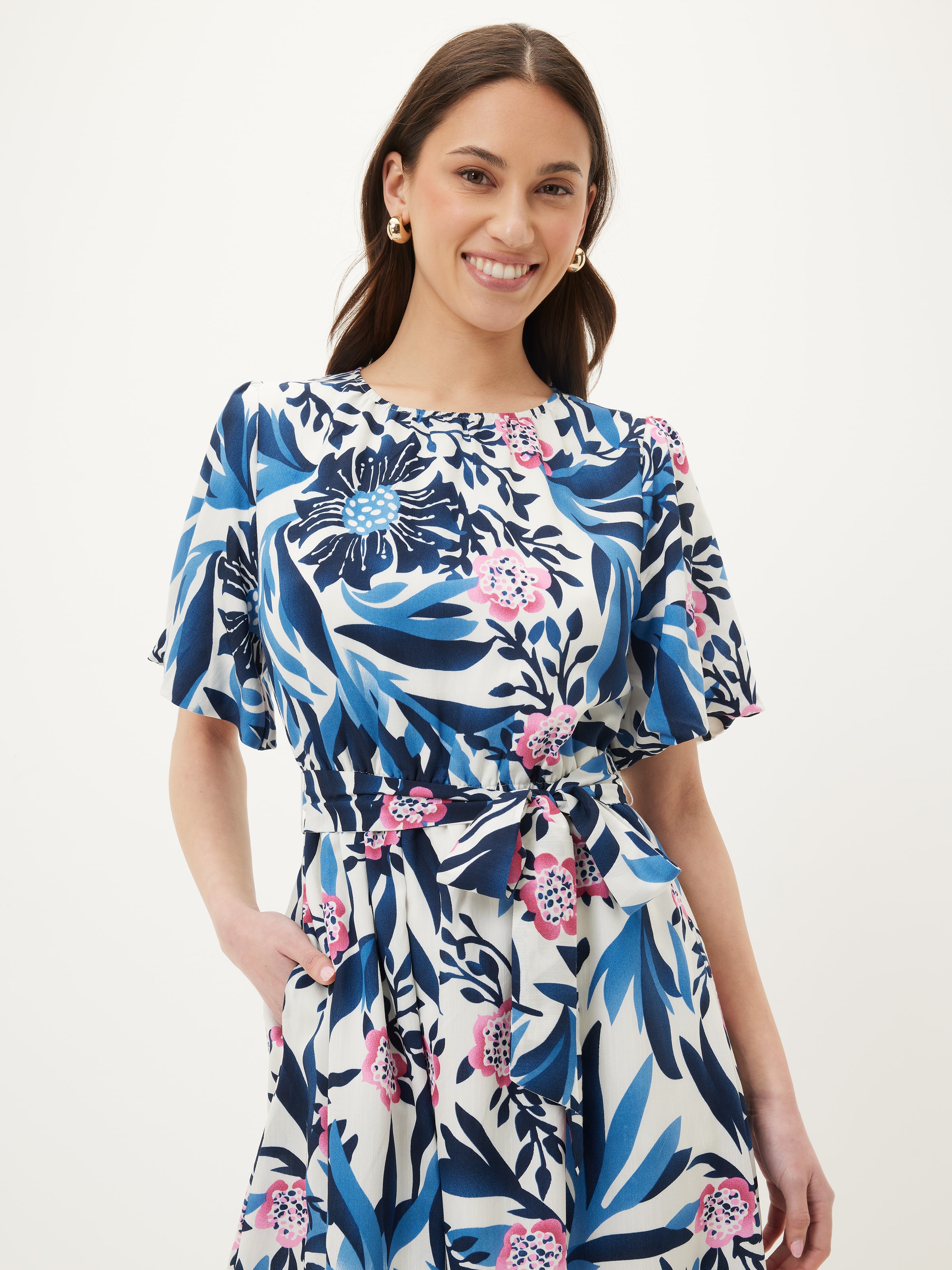 Kimmy Belted Midi Dress