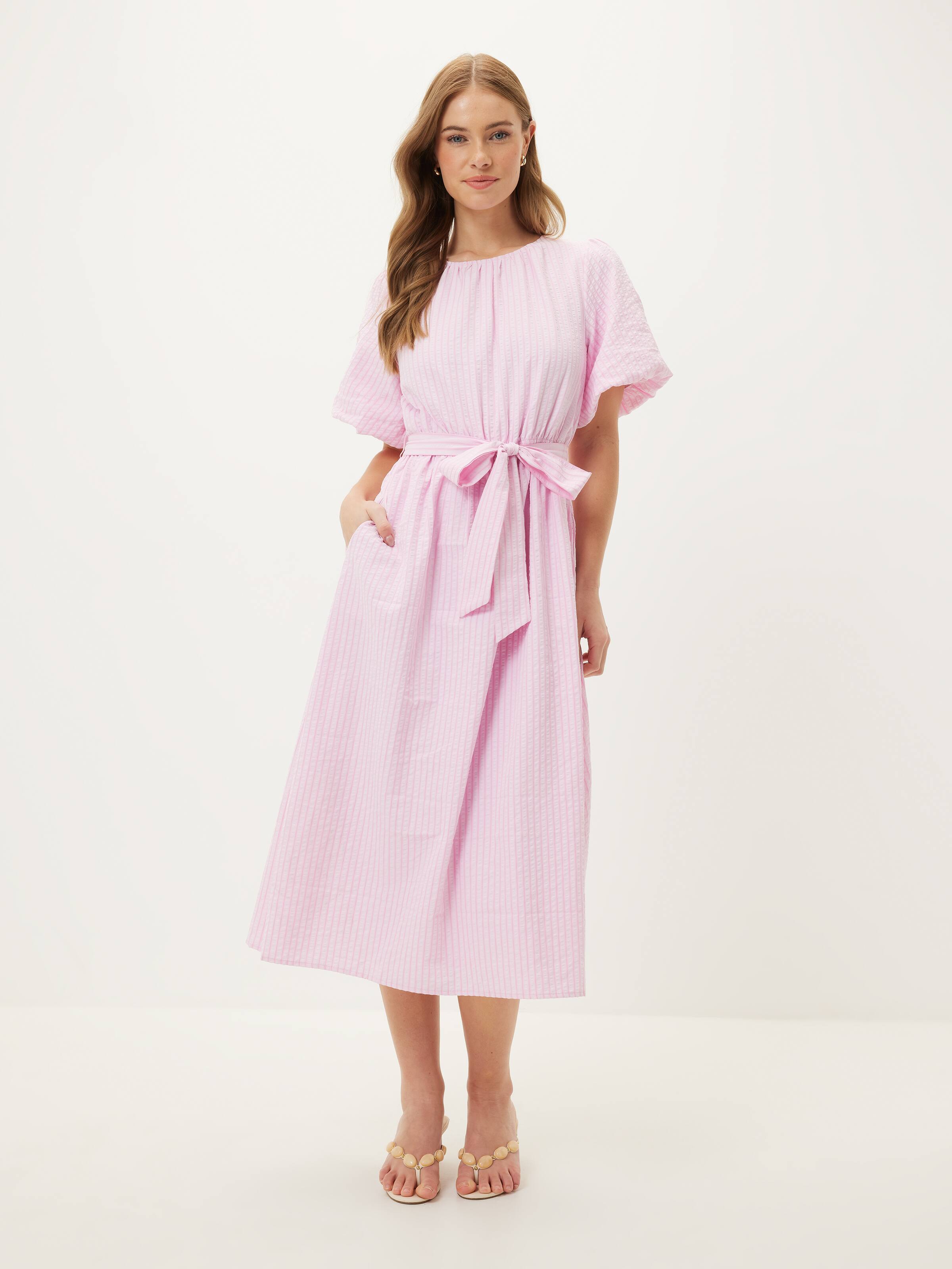 Kimmy Belted Midi Dress