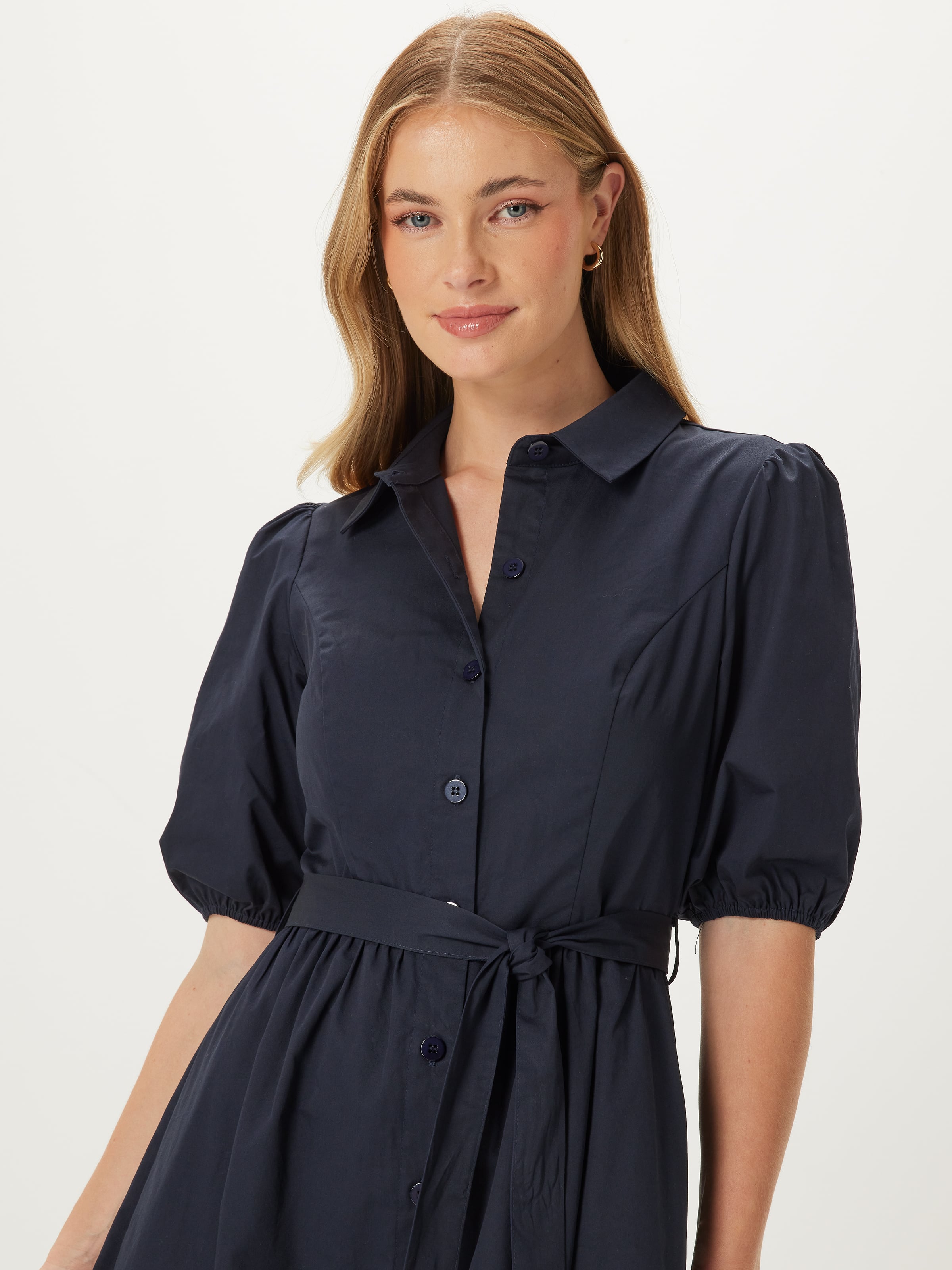 Pia Poplin Midi Dress