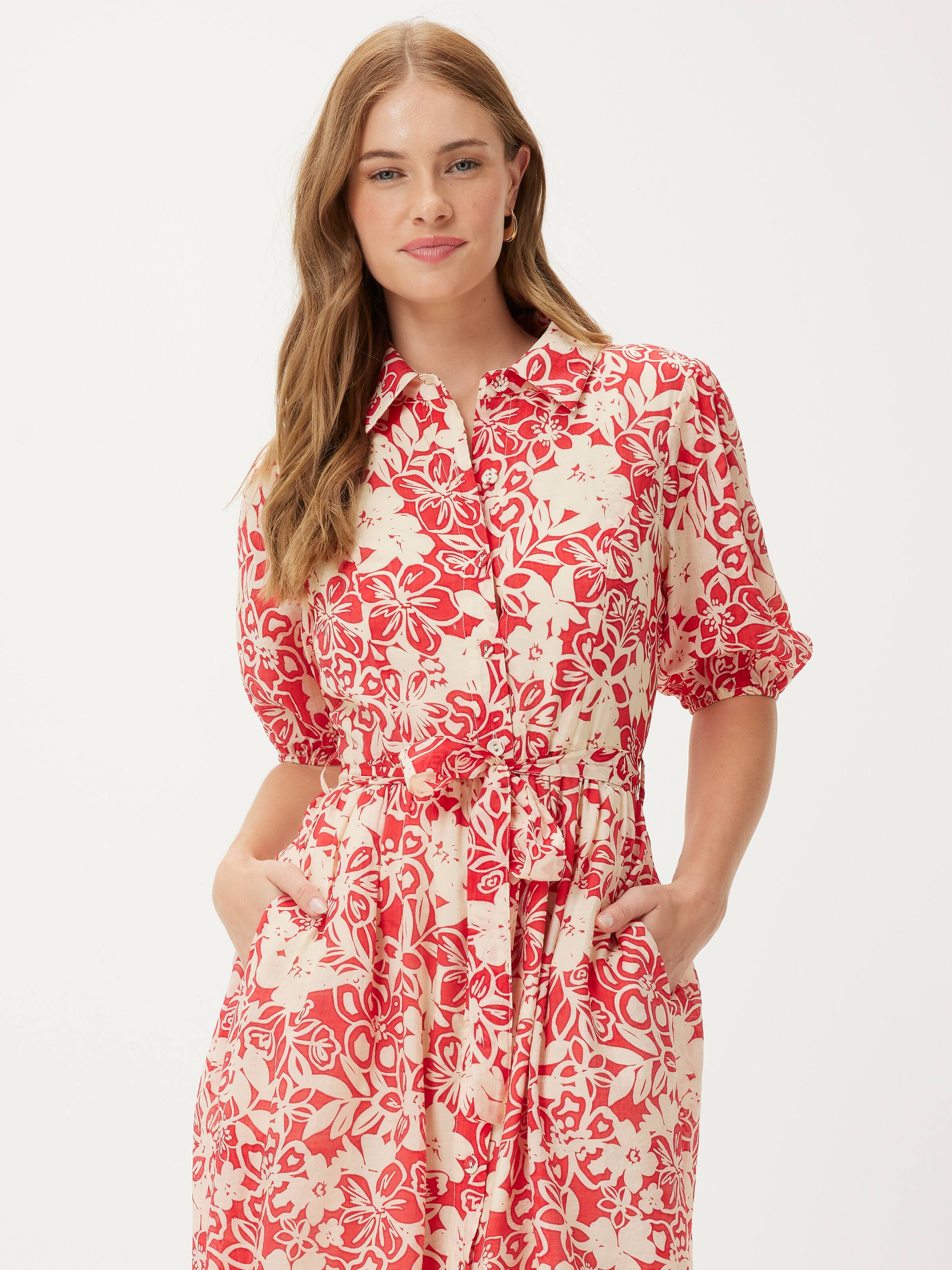 Pia Poplin Midi Dress