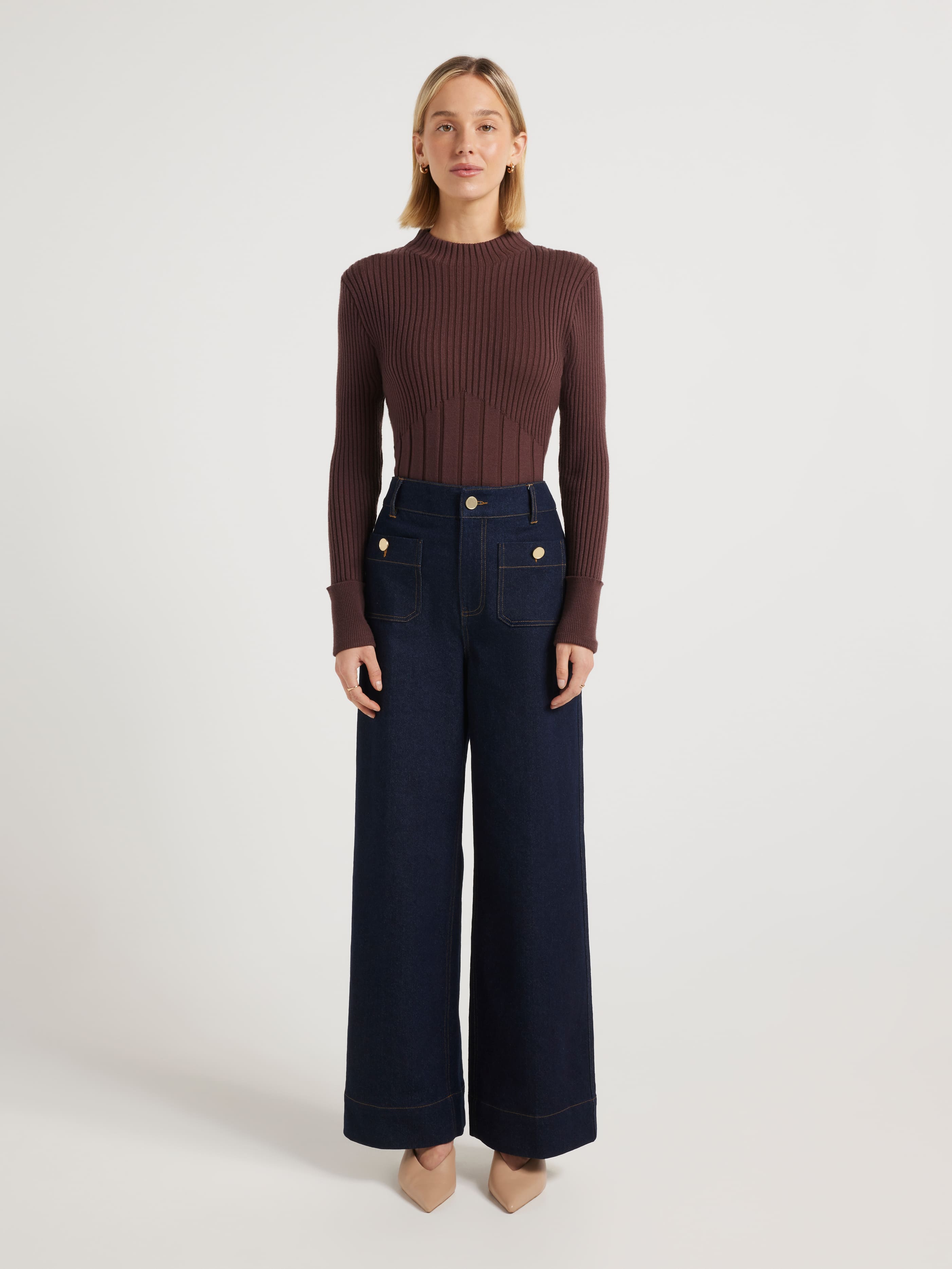 Shirley Long Sleeve Knit Top