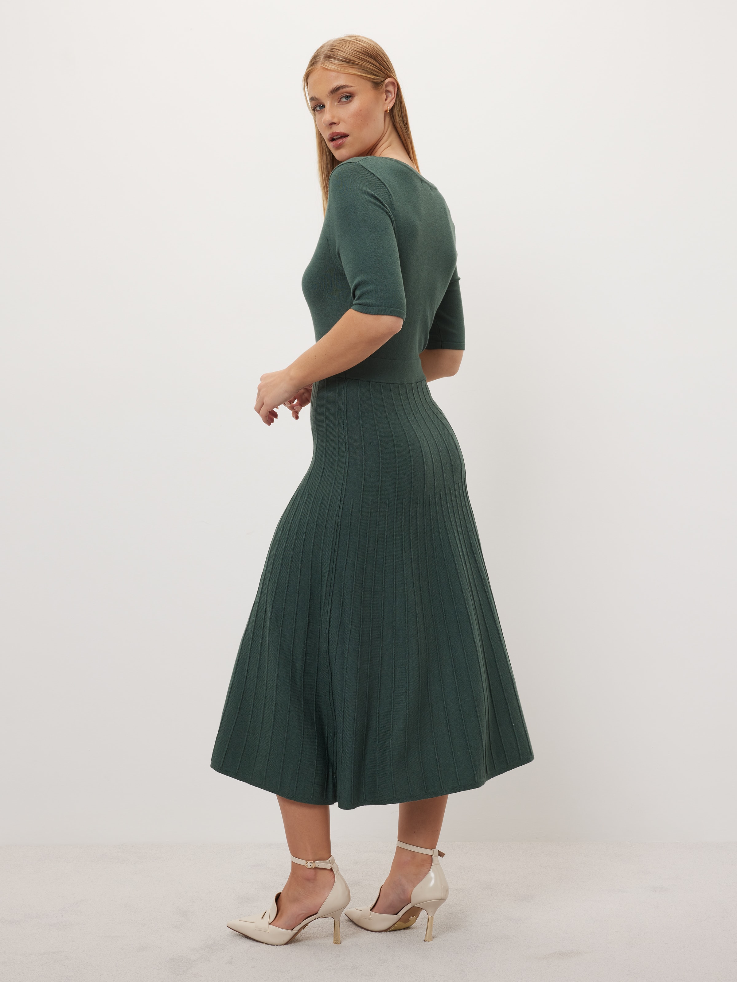 Joey Pleat Knit Dress