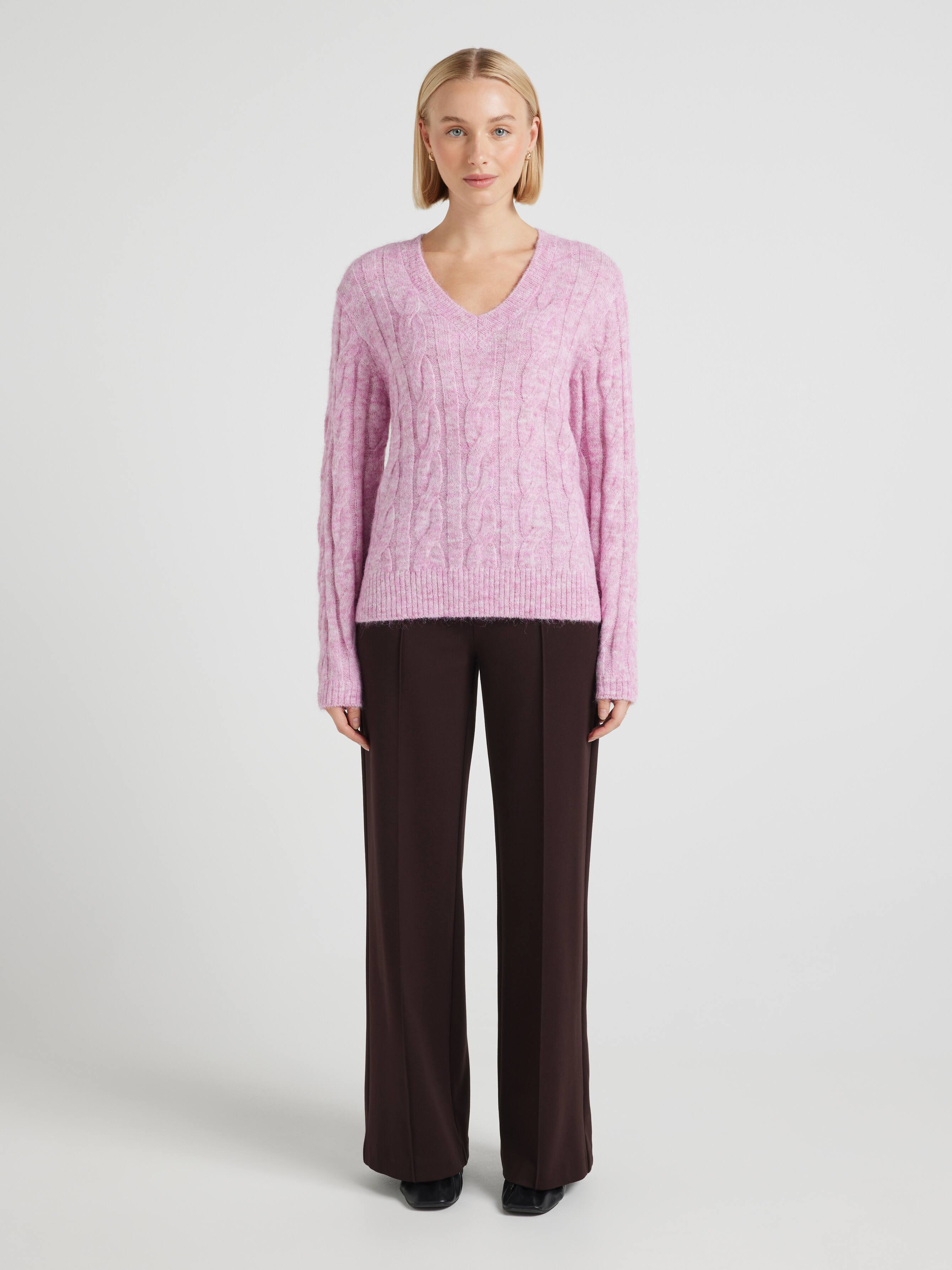 Rach Longline V Neck Knit