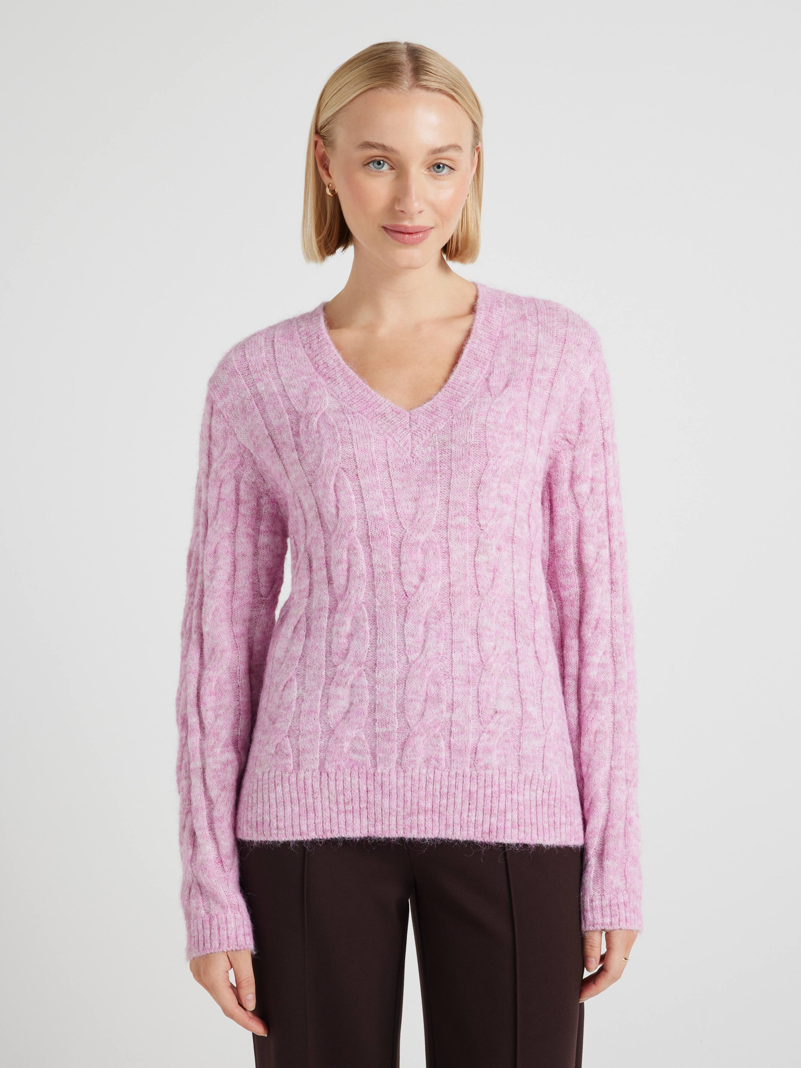 Rach Longline V Neck Knit