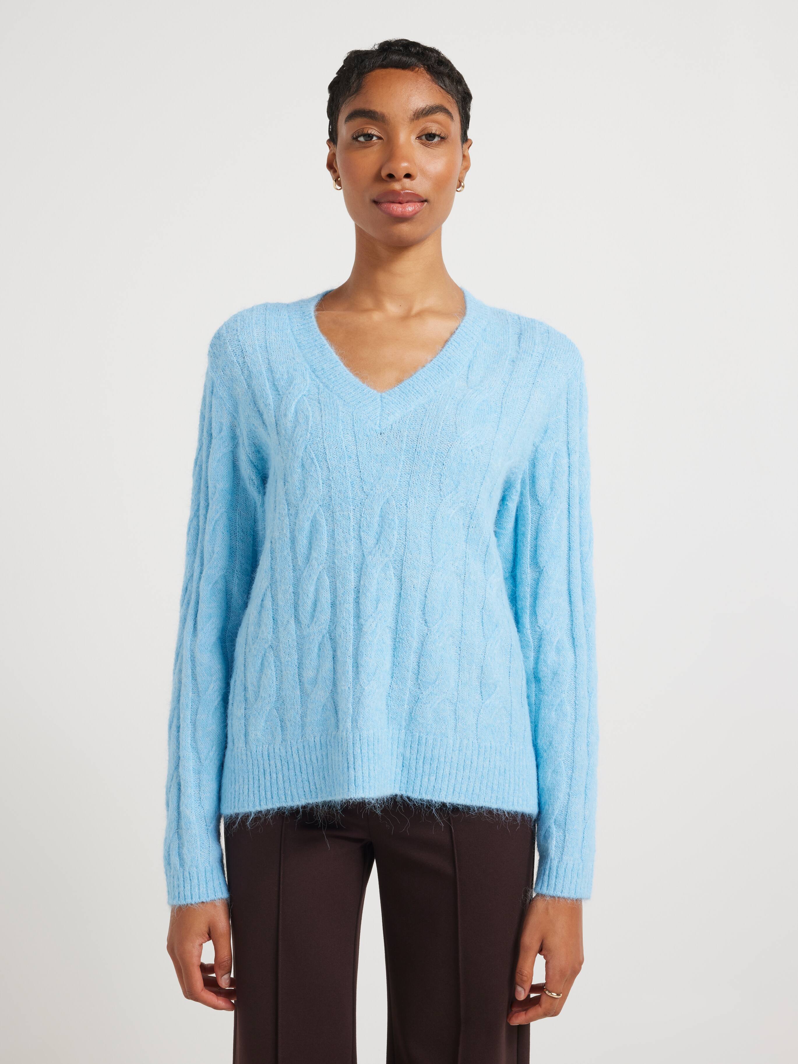 Rach Longline V Neck Knit