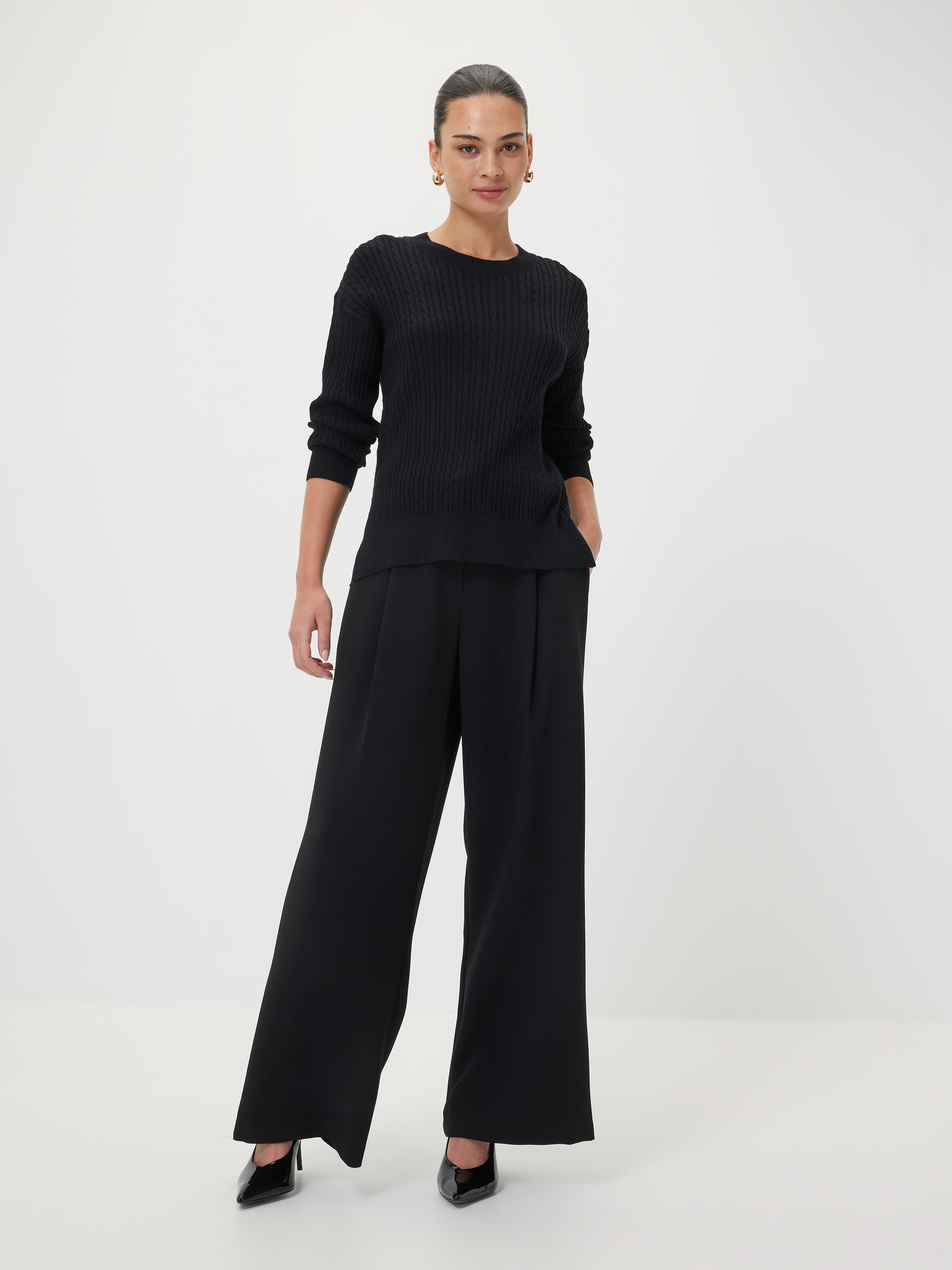 Chloe Cable Longline Knit
