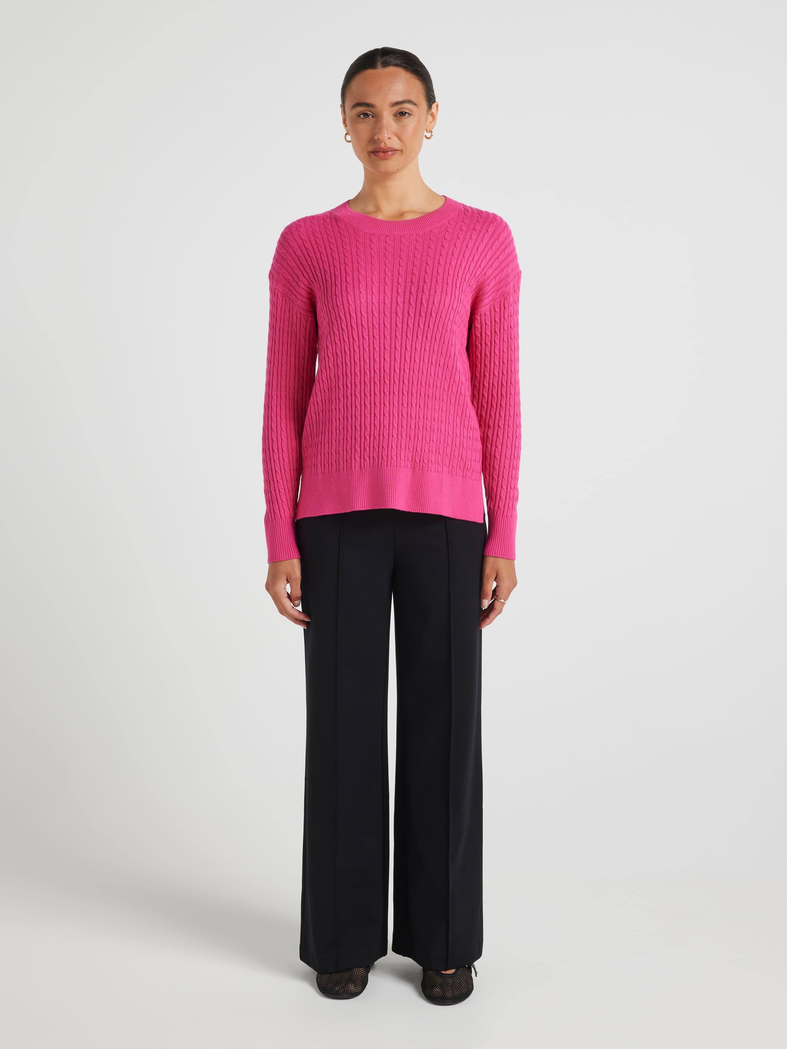 Chloe Cable Longline Knit