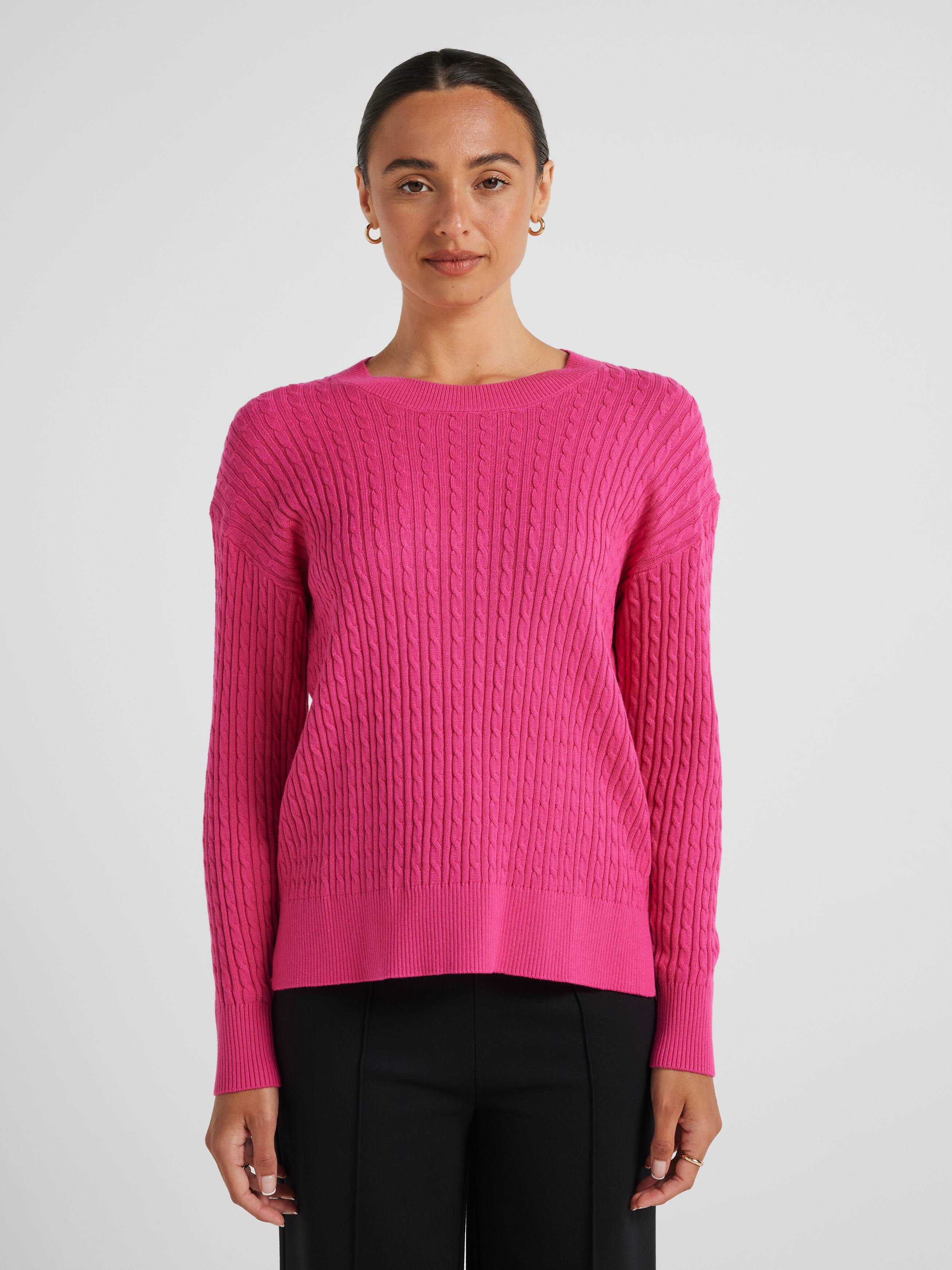 Chloe Cable Longline Knit