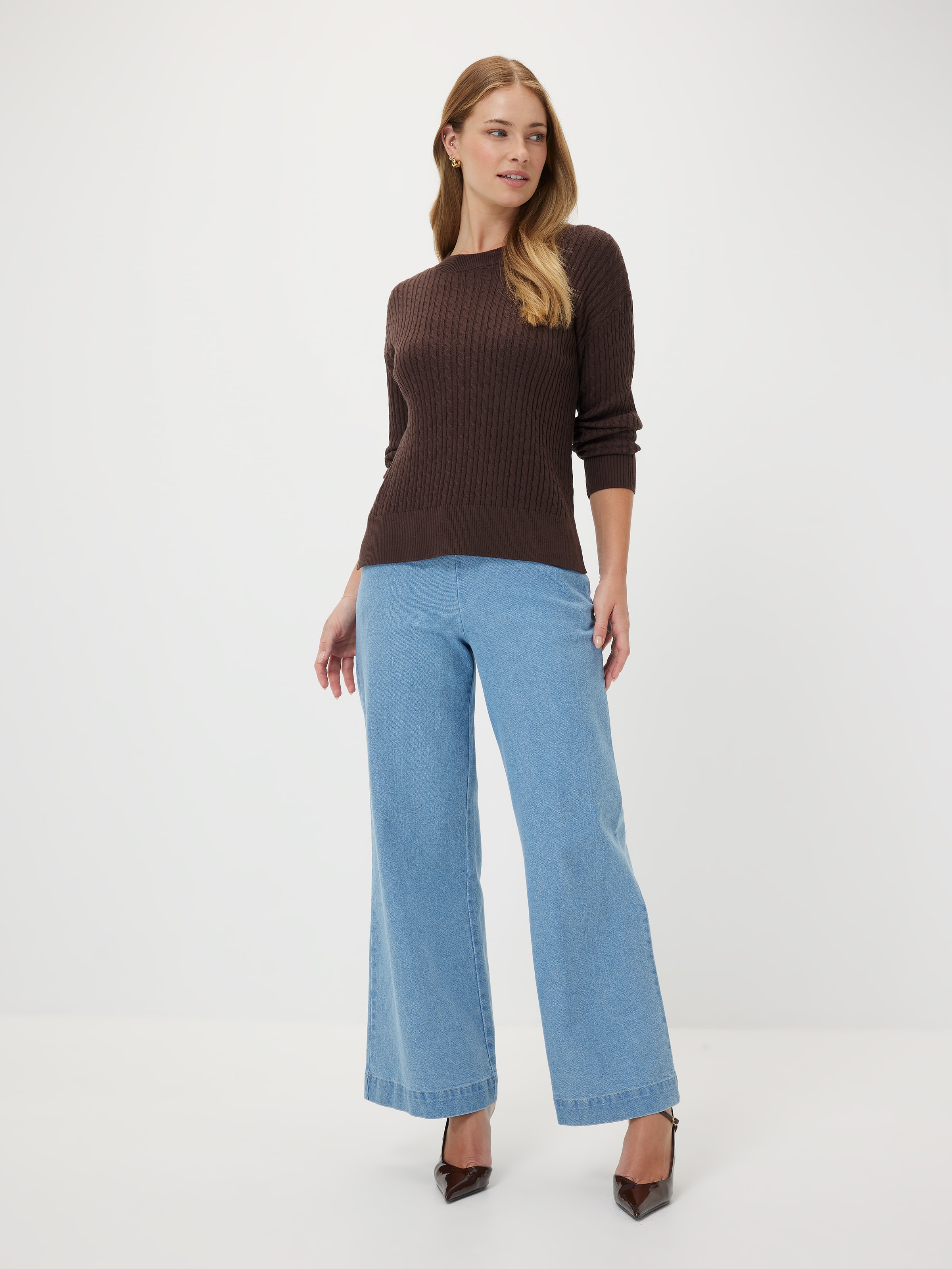 Chloe Cable Longline Knit