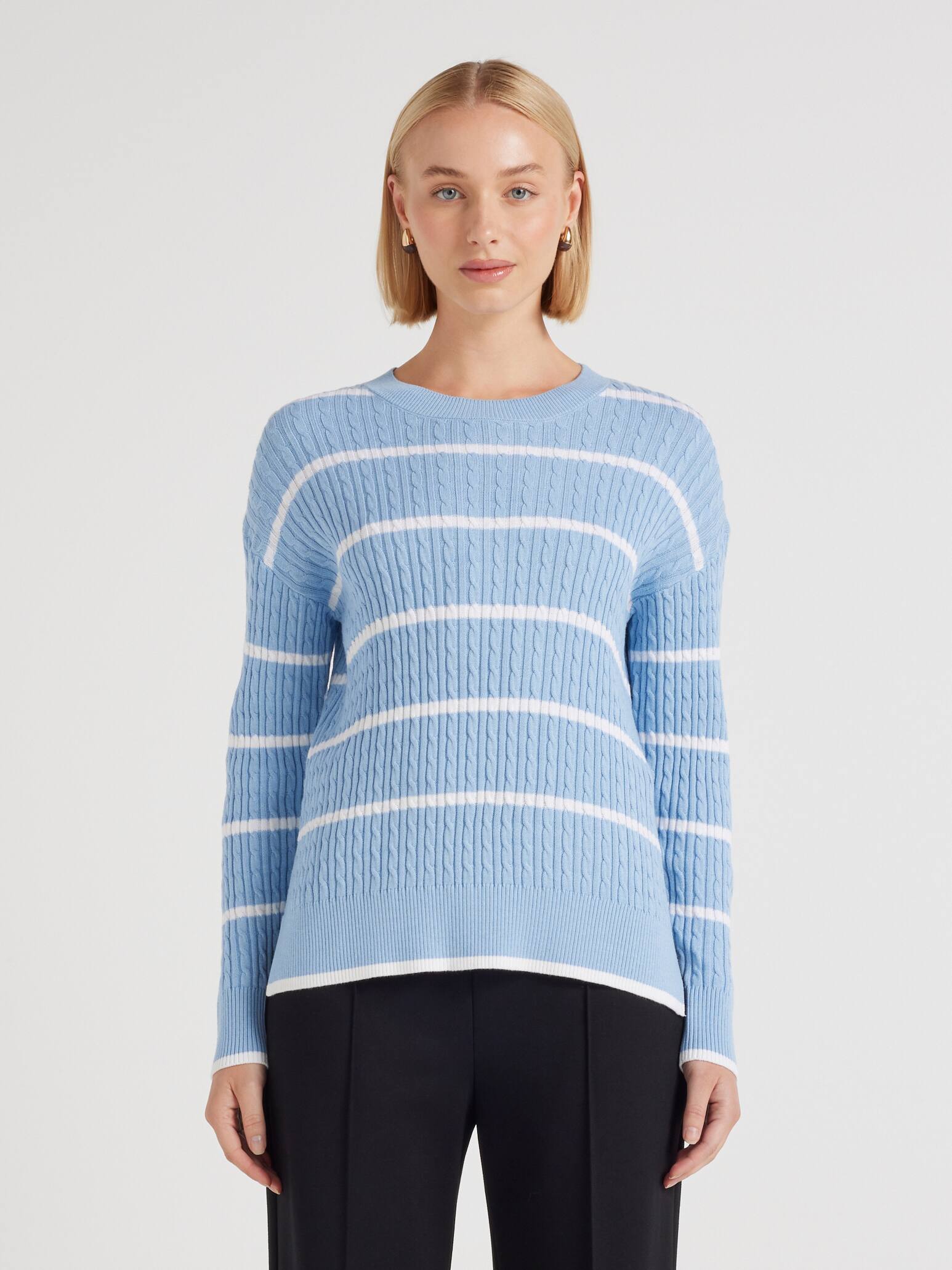 Chloe Cable Longline Knit