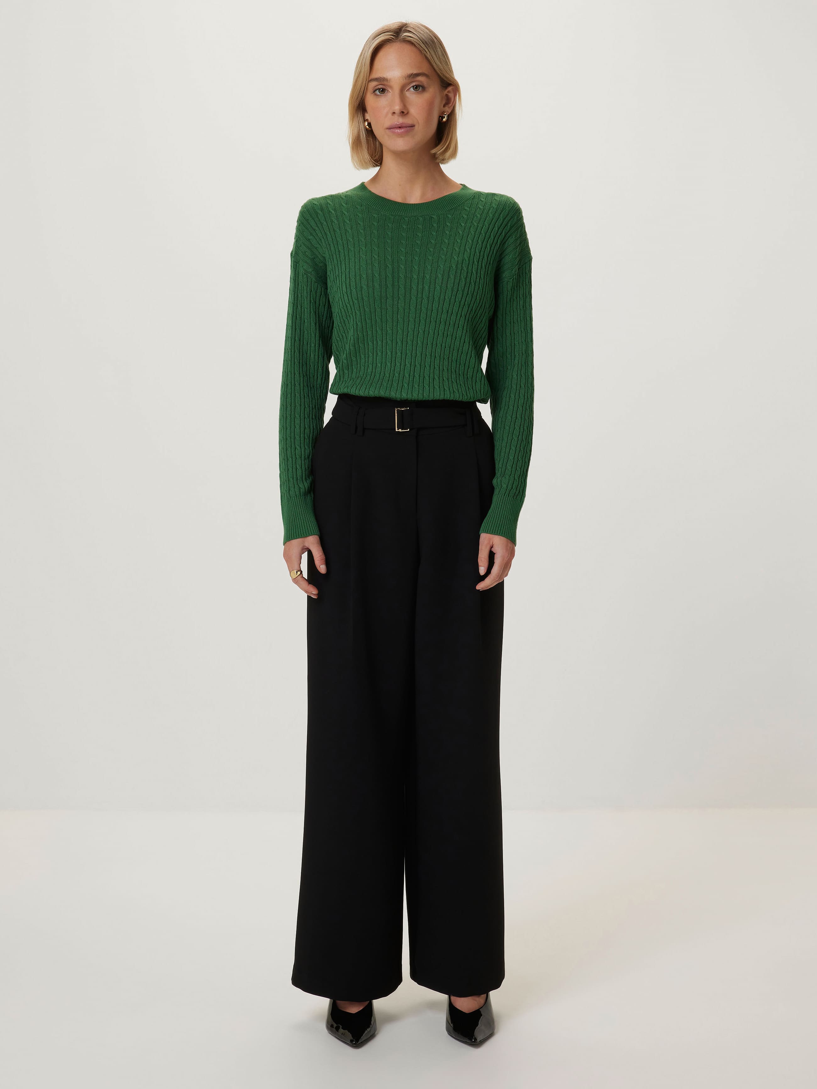 Chloe Cable Longline Knit
