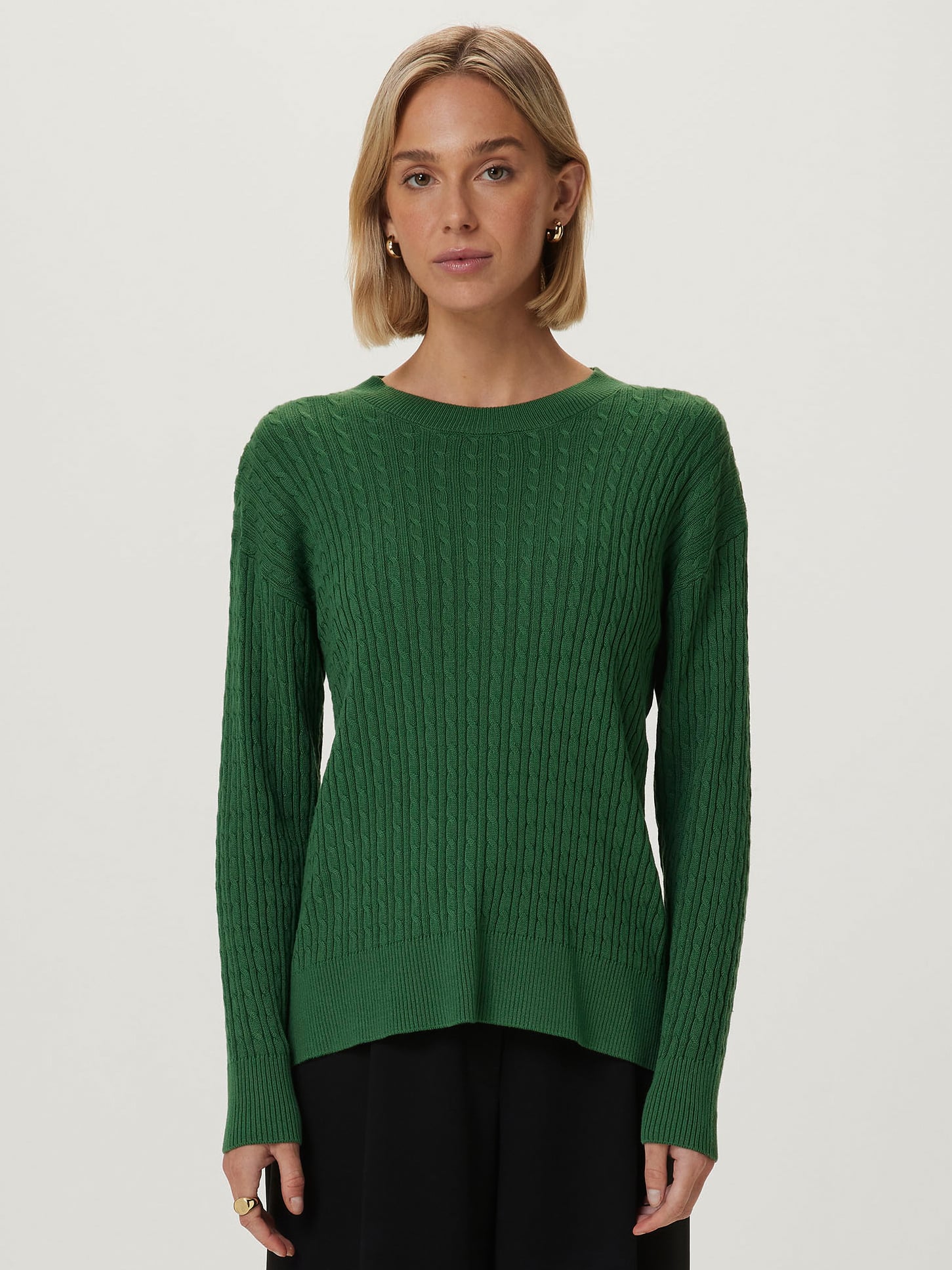 Chloe Cable Longline Knit