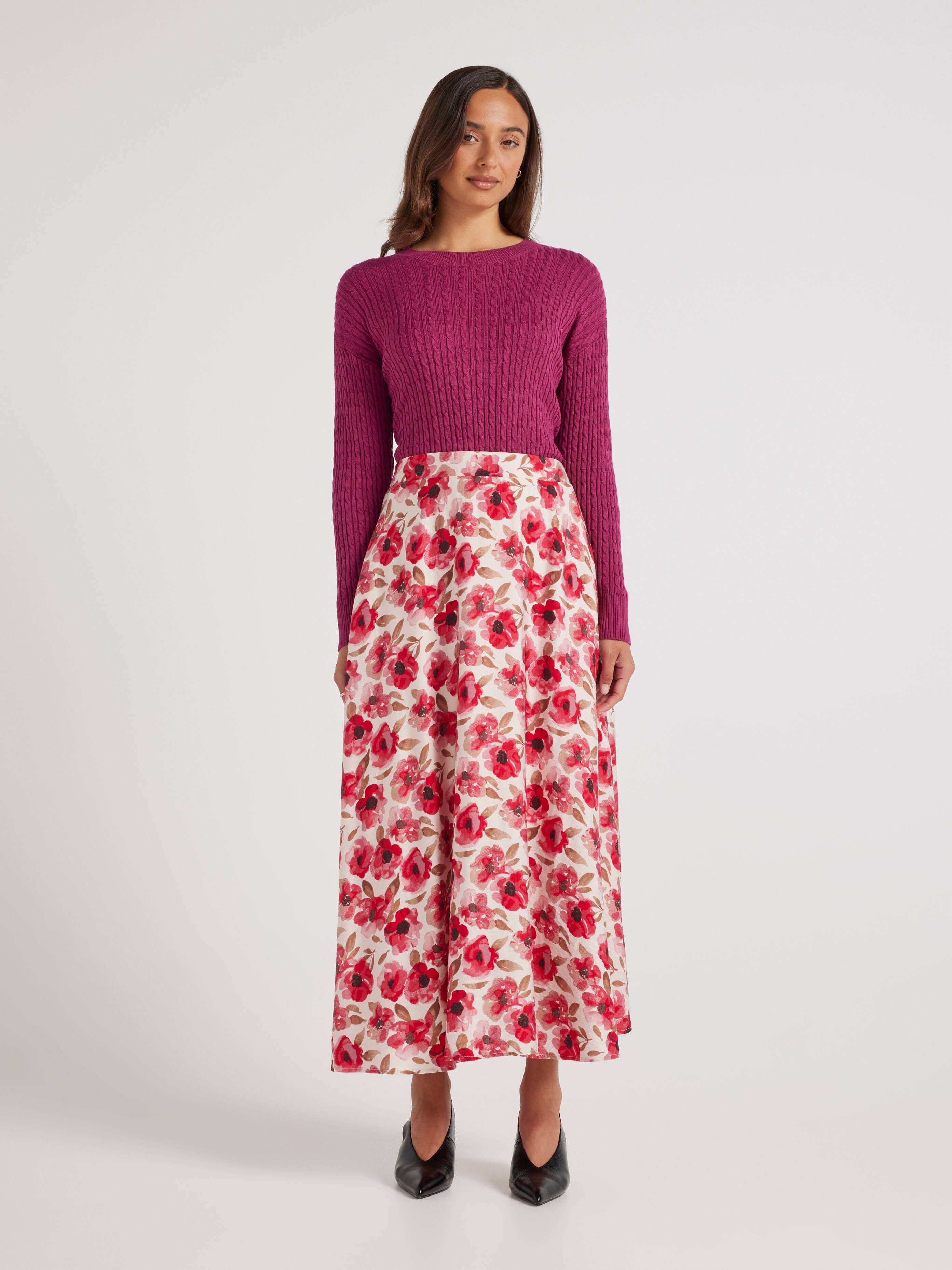Chloe Cable Longline Knit