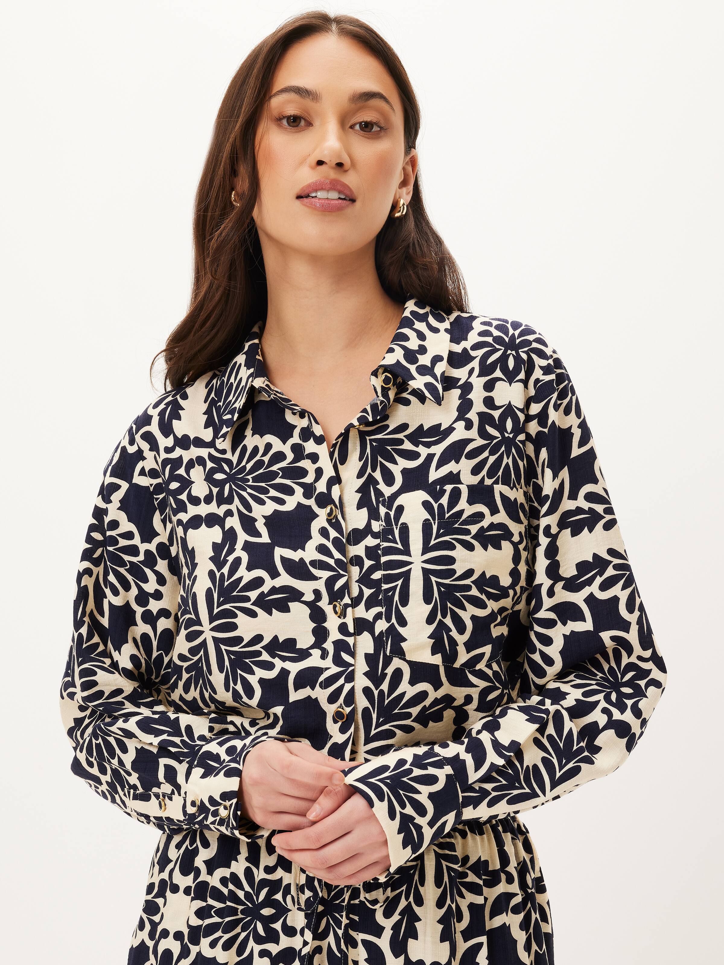Tara Twill Printed Shirt