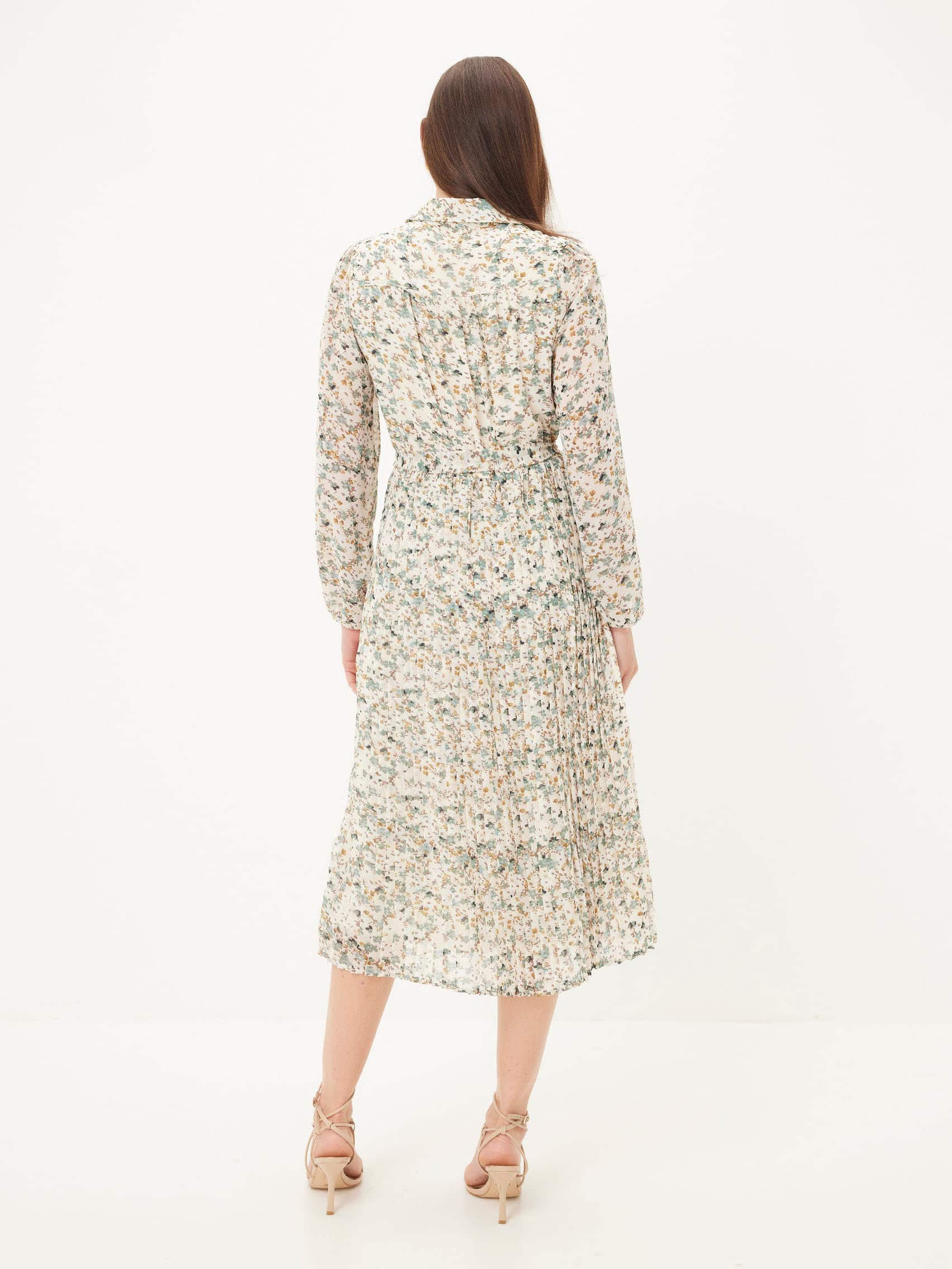 Katrina Midi Pleated Dress