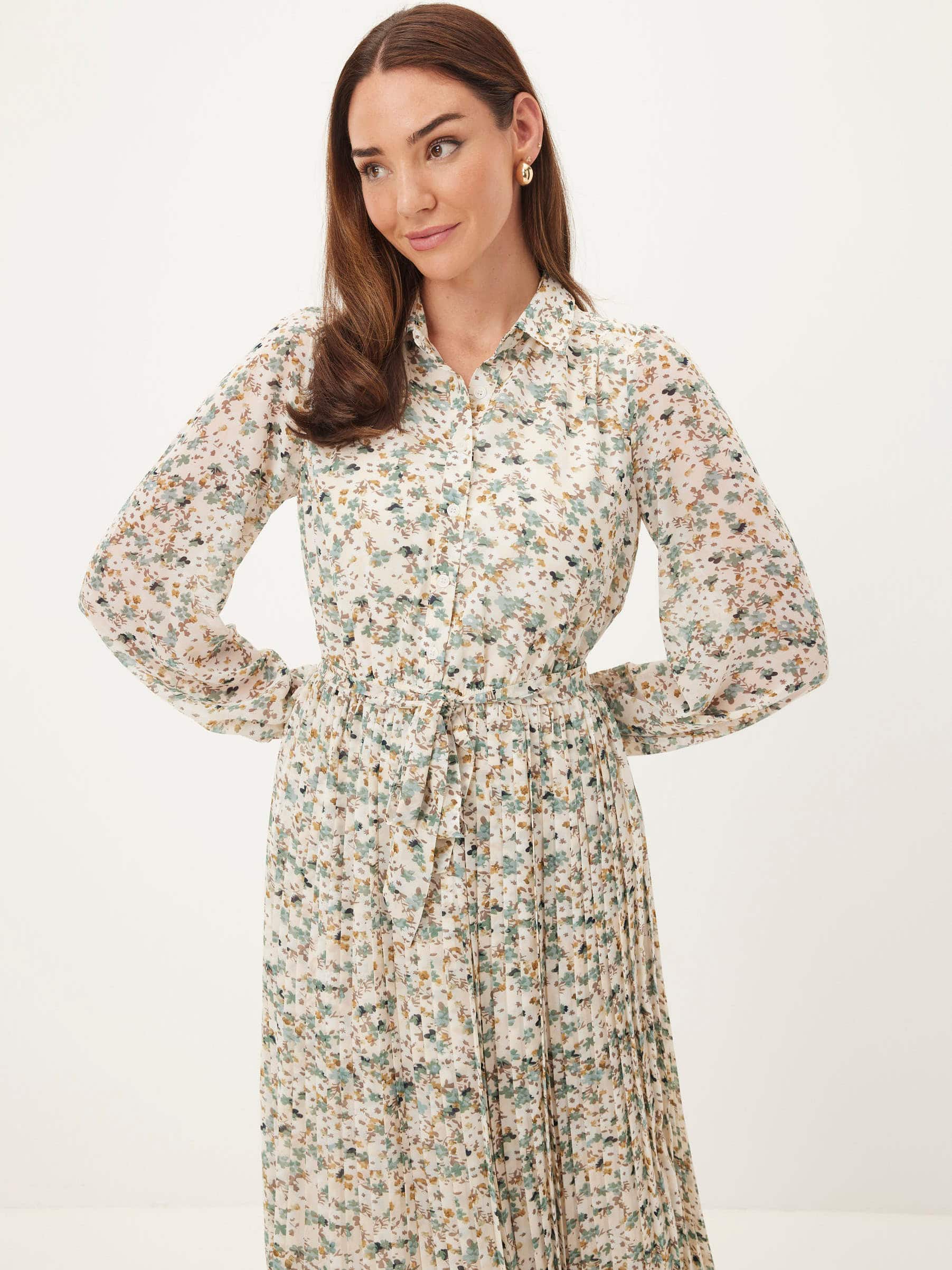 Katrina Midi Pleated Dress