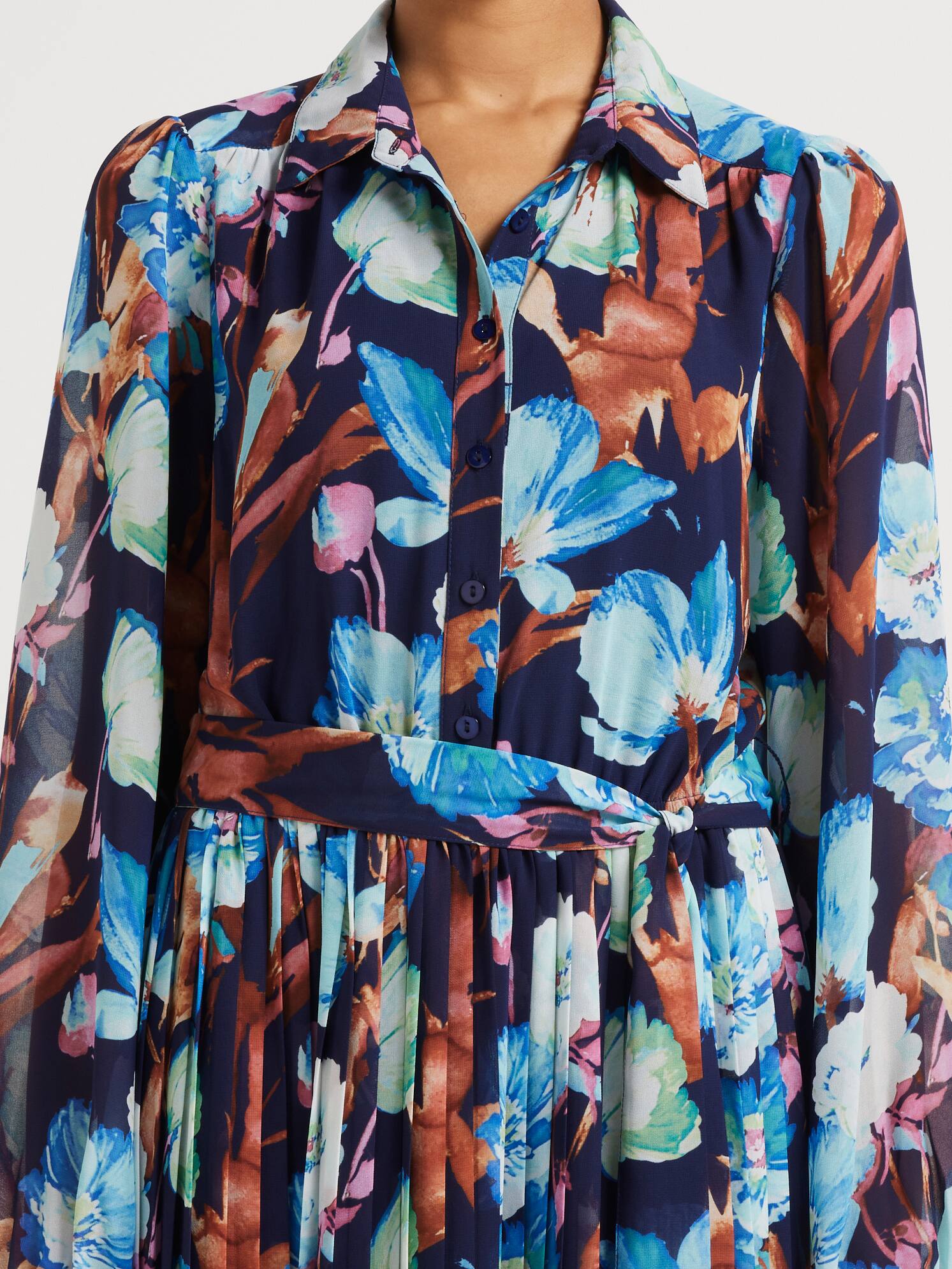 Katrina Midi Pleated Dress