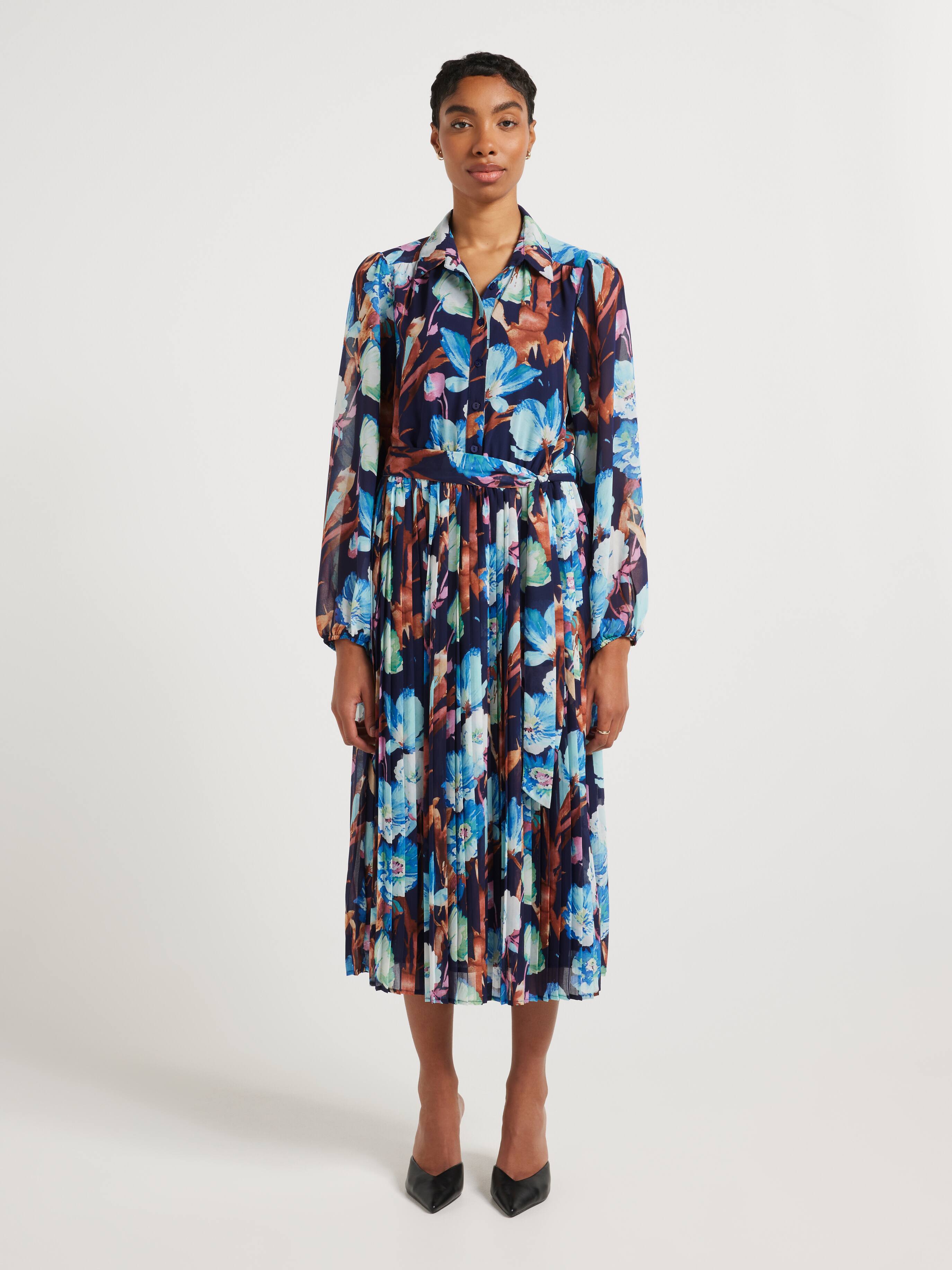 Katrina Midi Pleated Dress