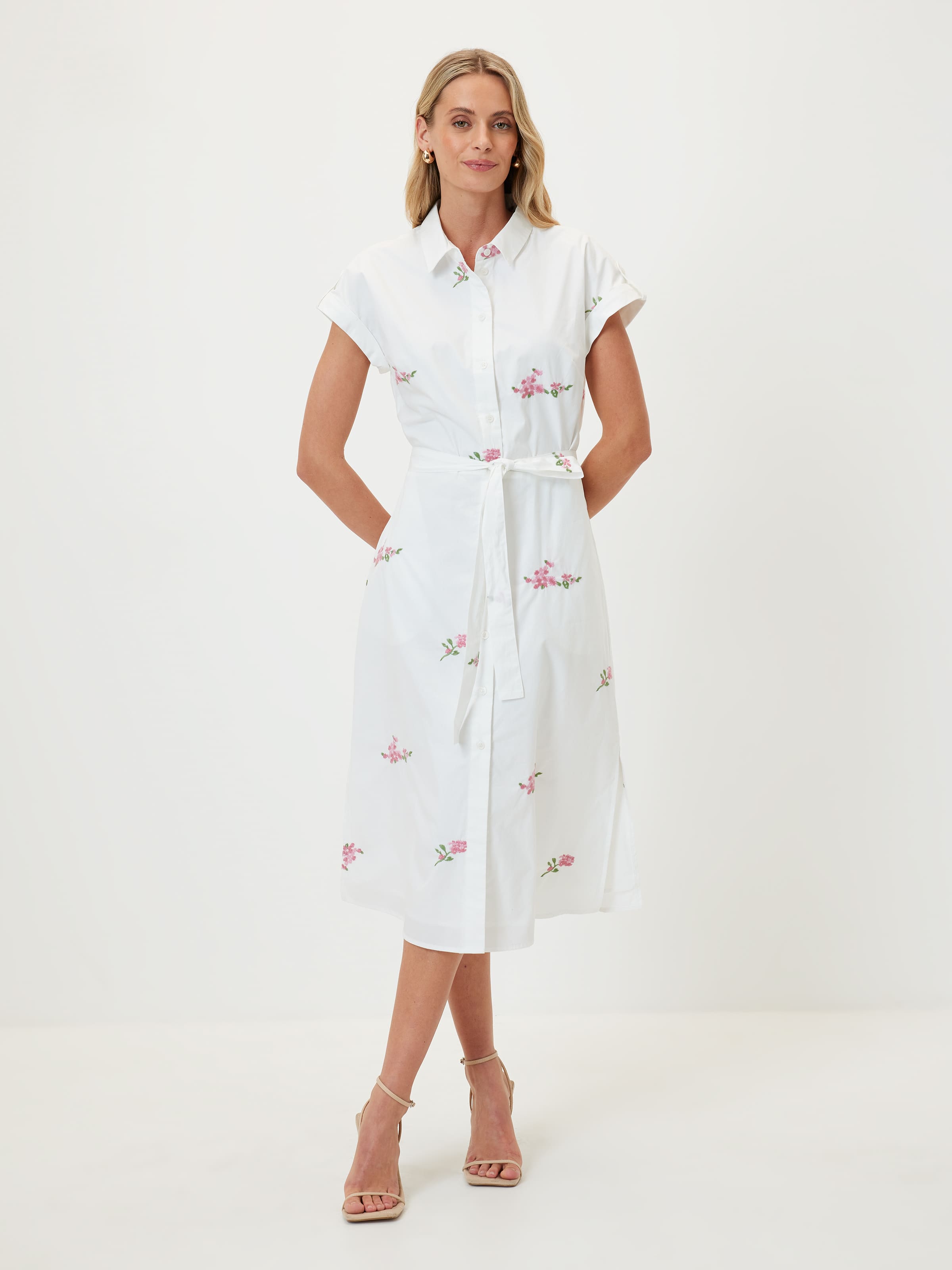 Michelle Drop Shoulder Midi Dress