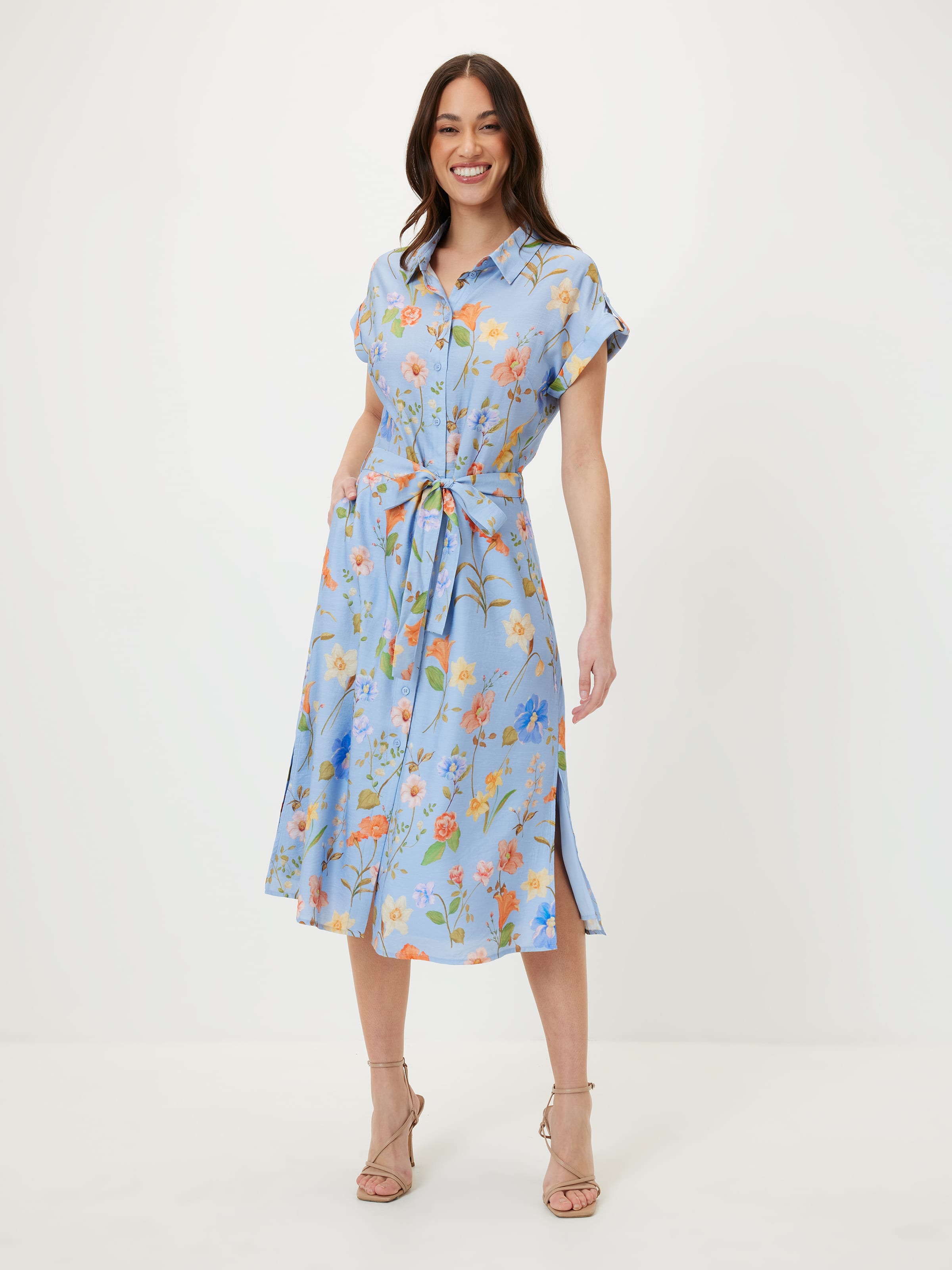 Michelle Drop Shoulder Midi Dress