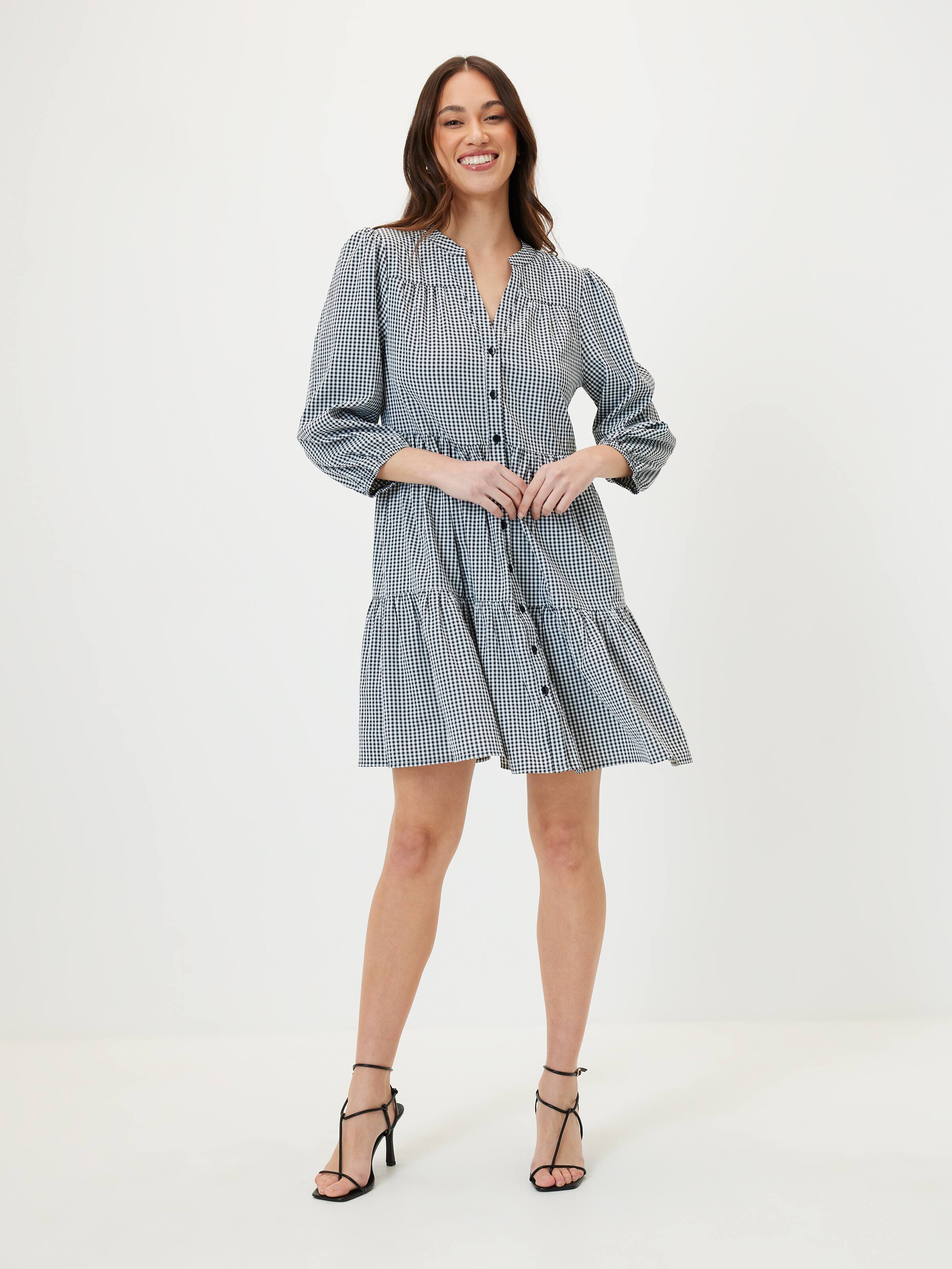 Ellie Tiered Shirt Dress