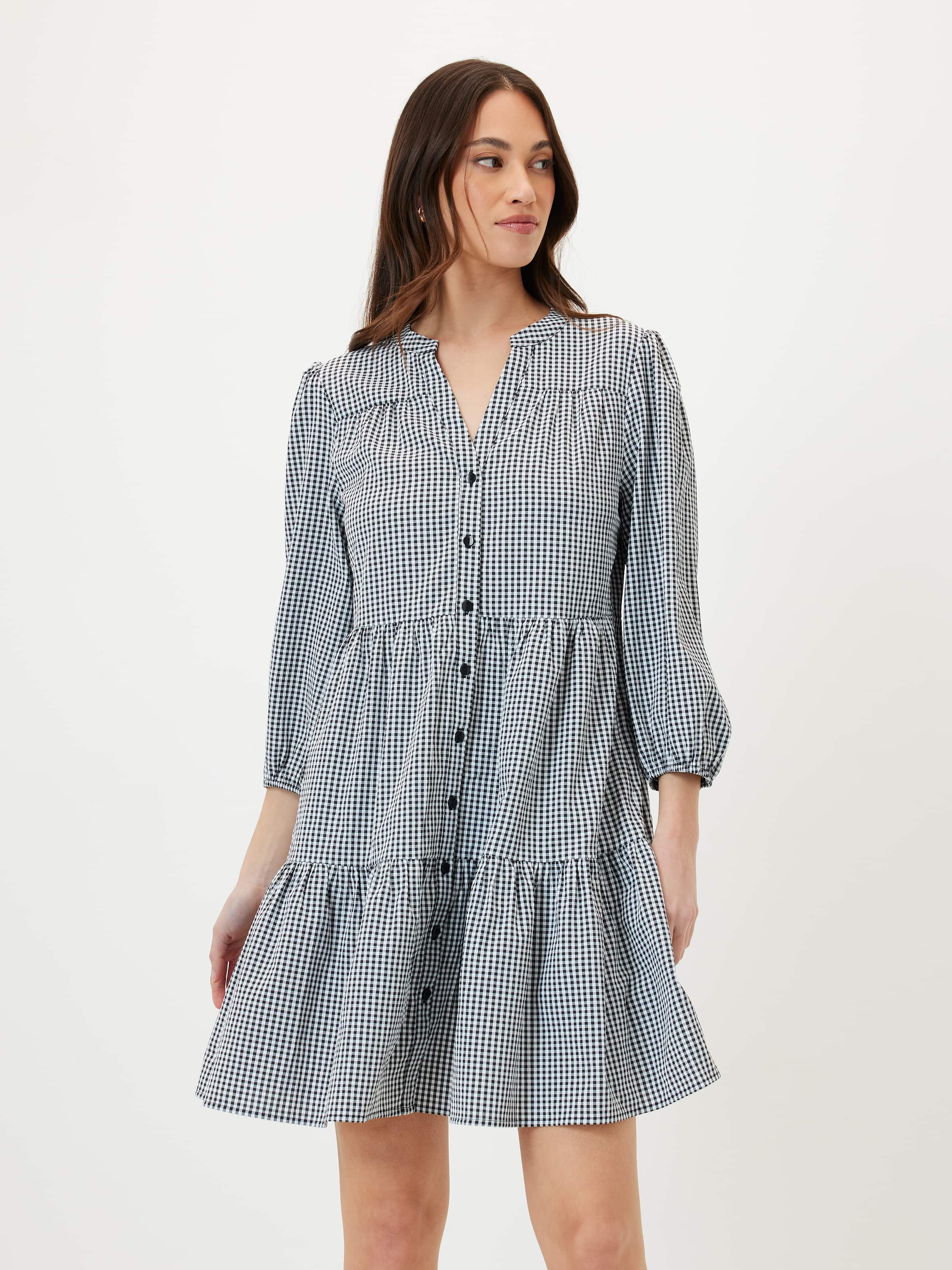 Ellie Tiered Shirt Dress