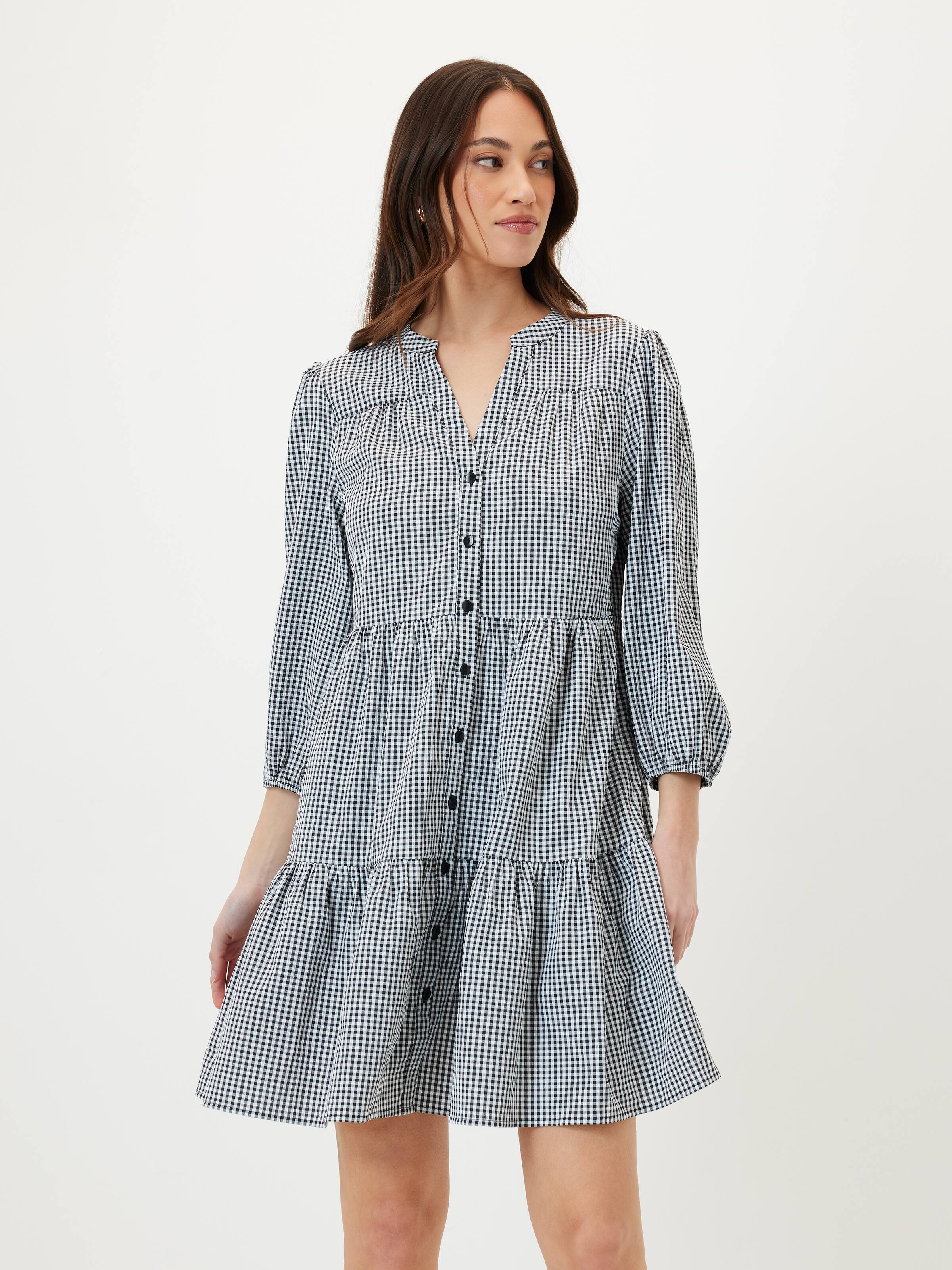Ellie Tiered Shirt Dress