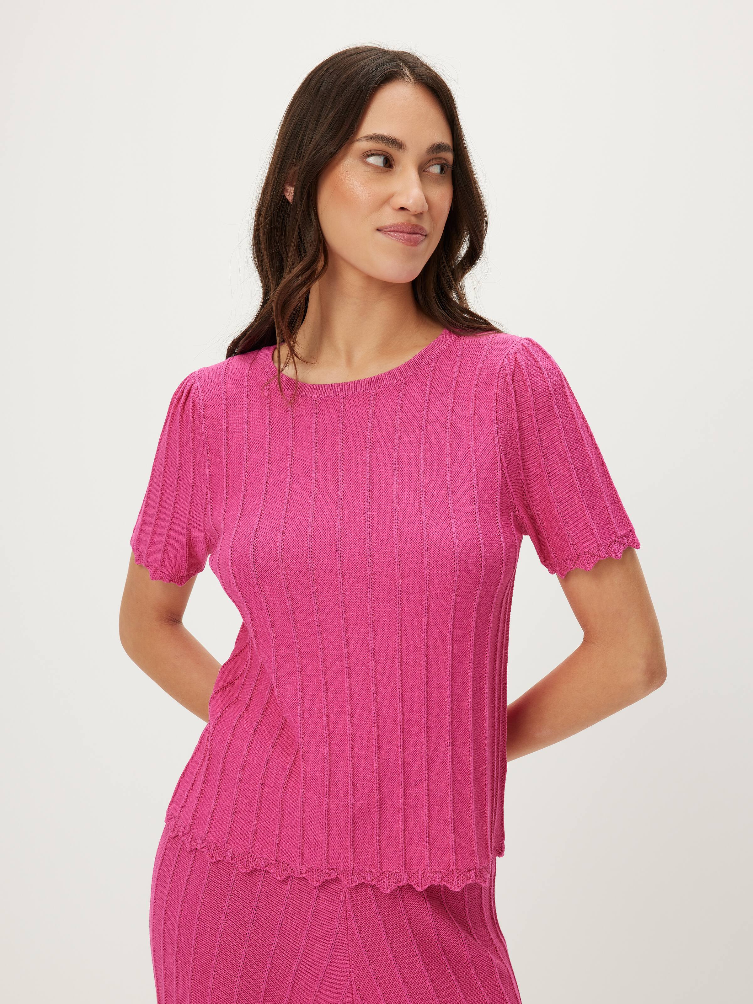 Genevieve Crochet Tee