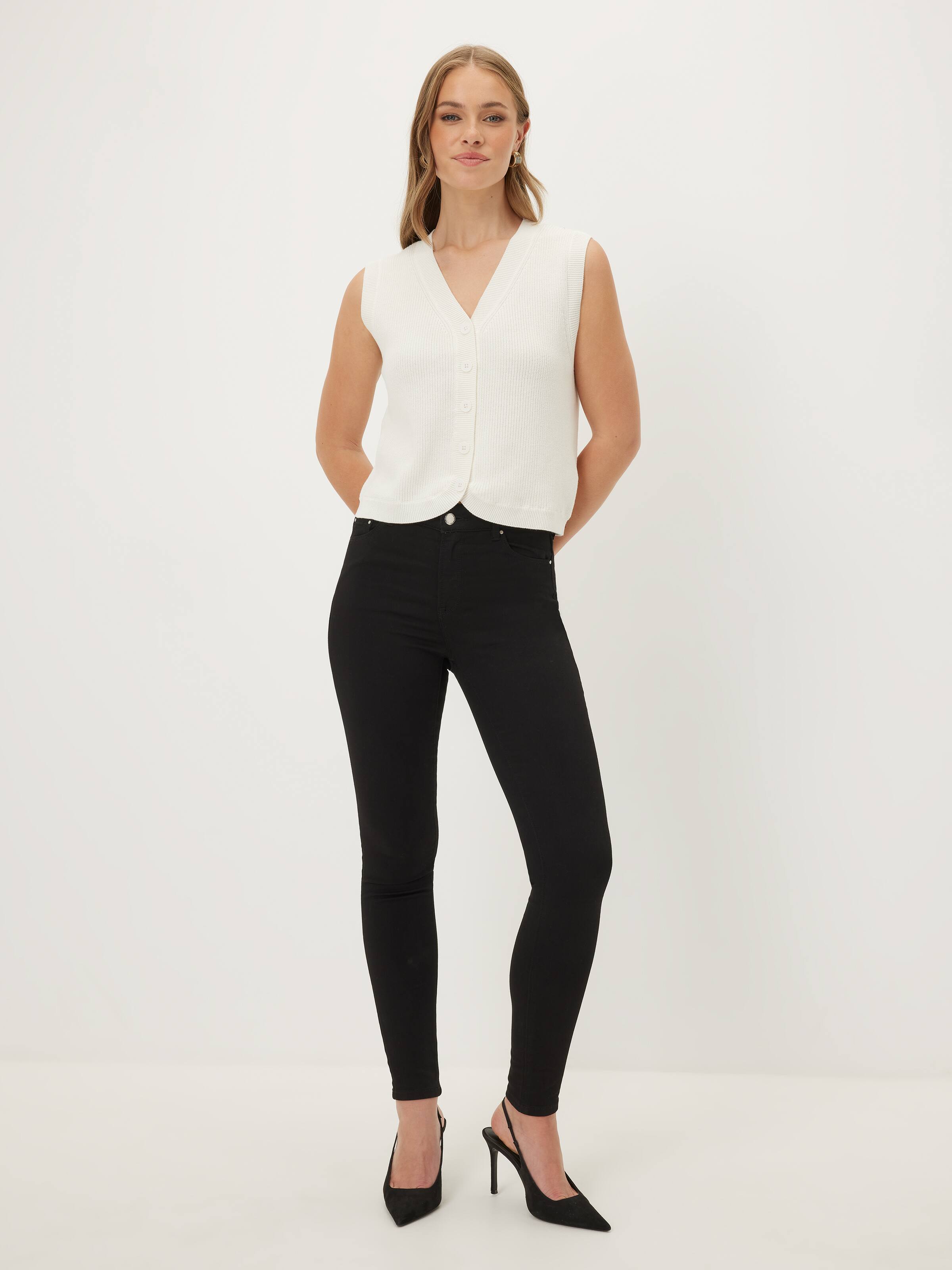 Bailey Button Front Knit Vest