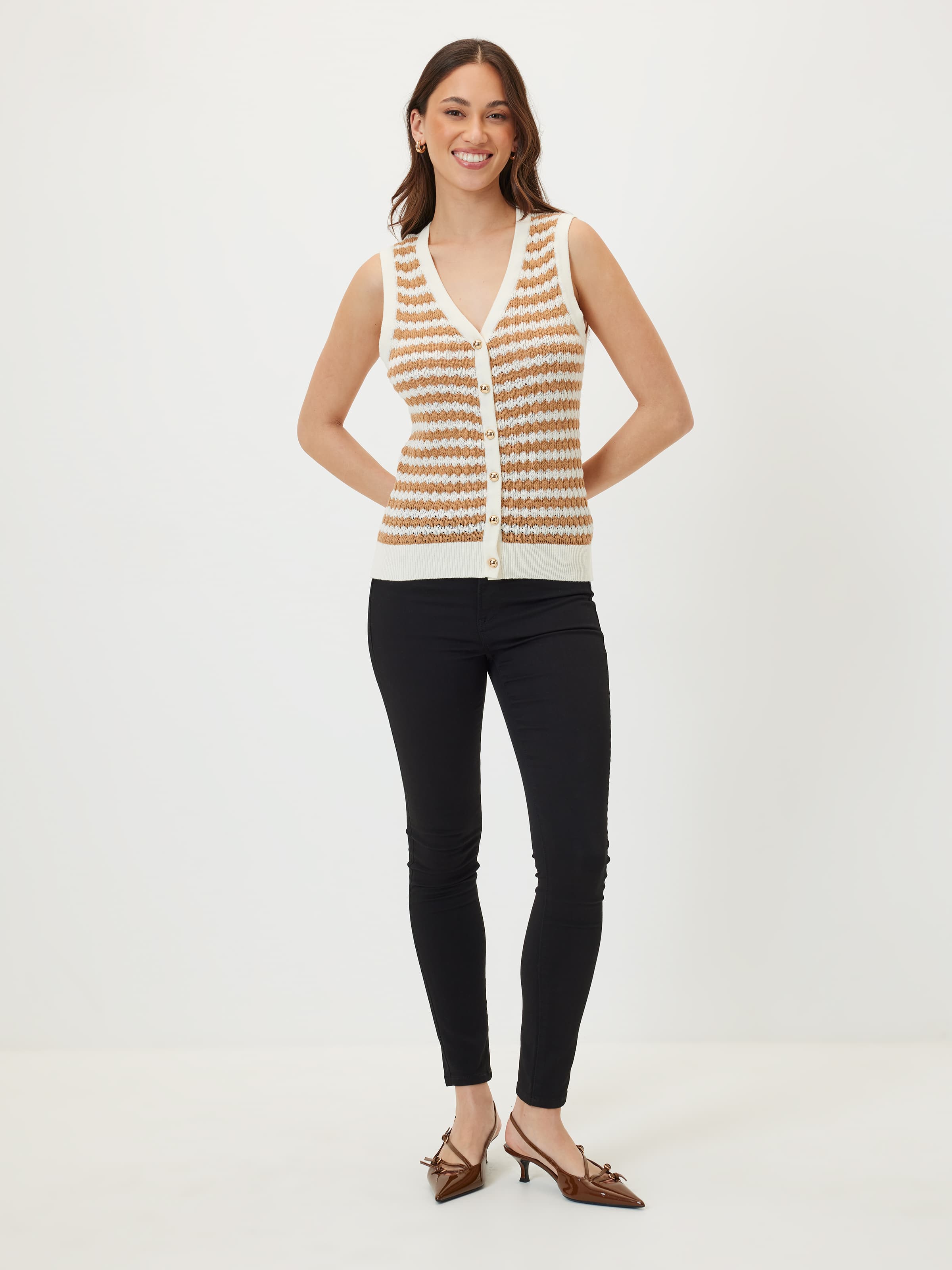 Crochet Knit Vest