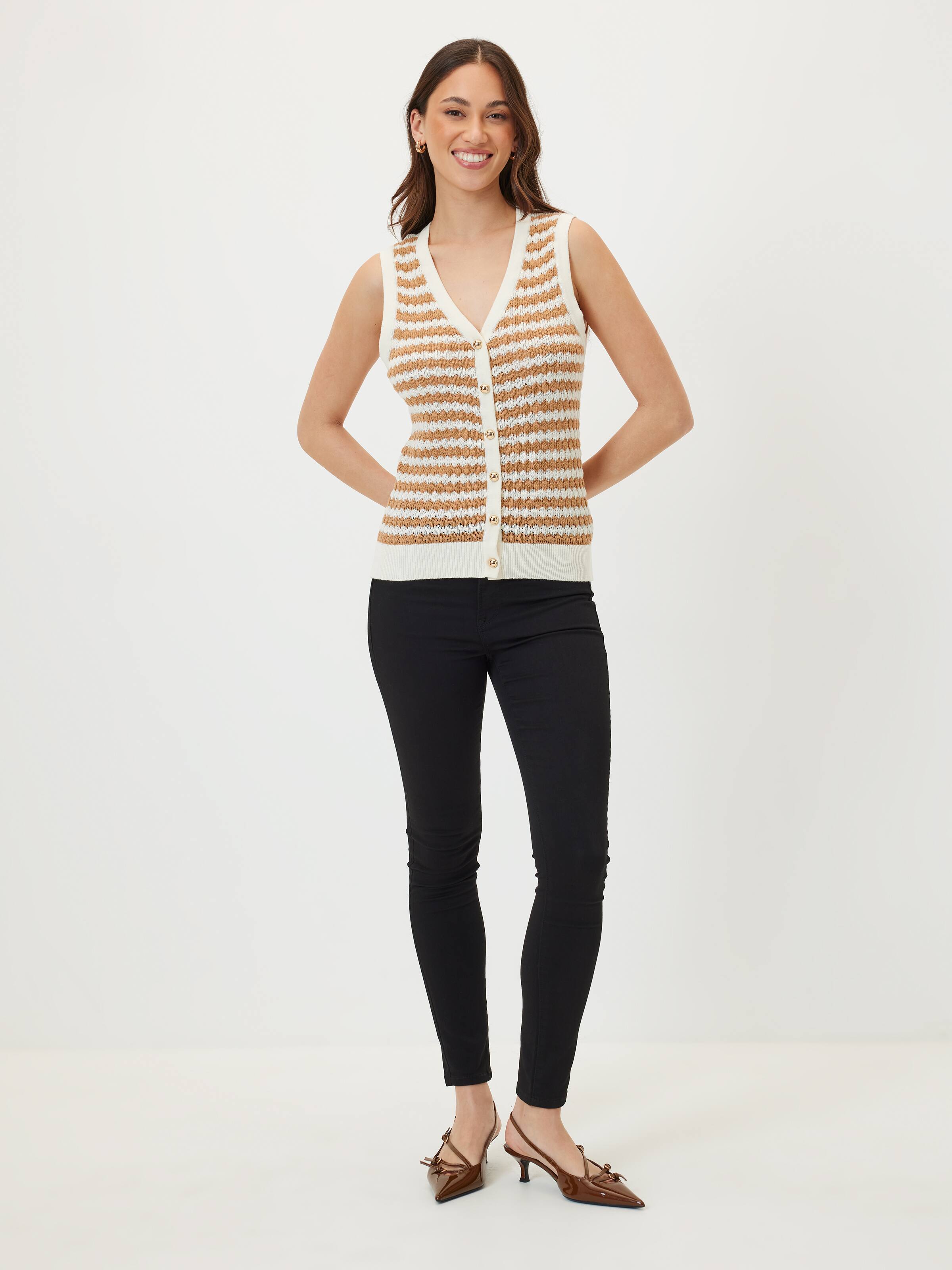 Crochet Knit Vest