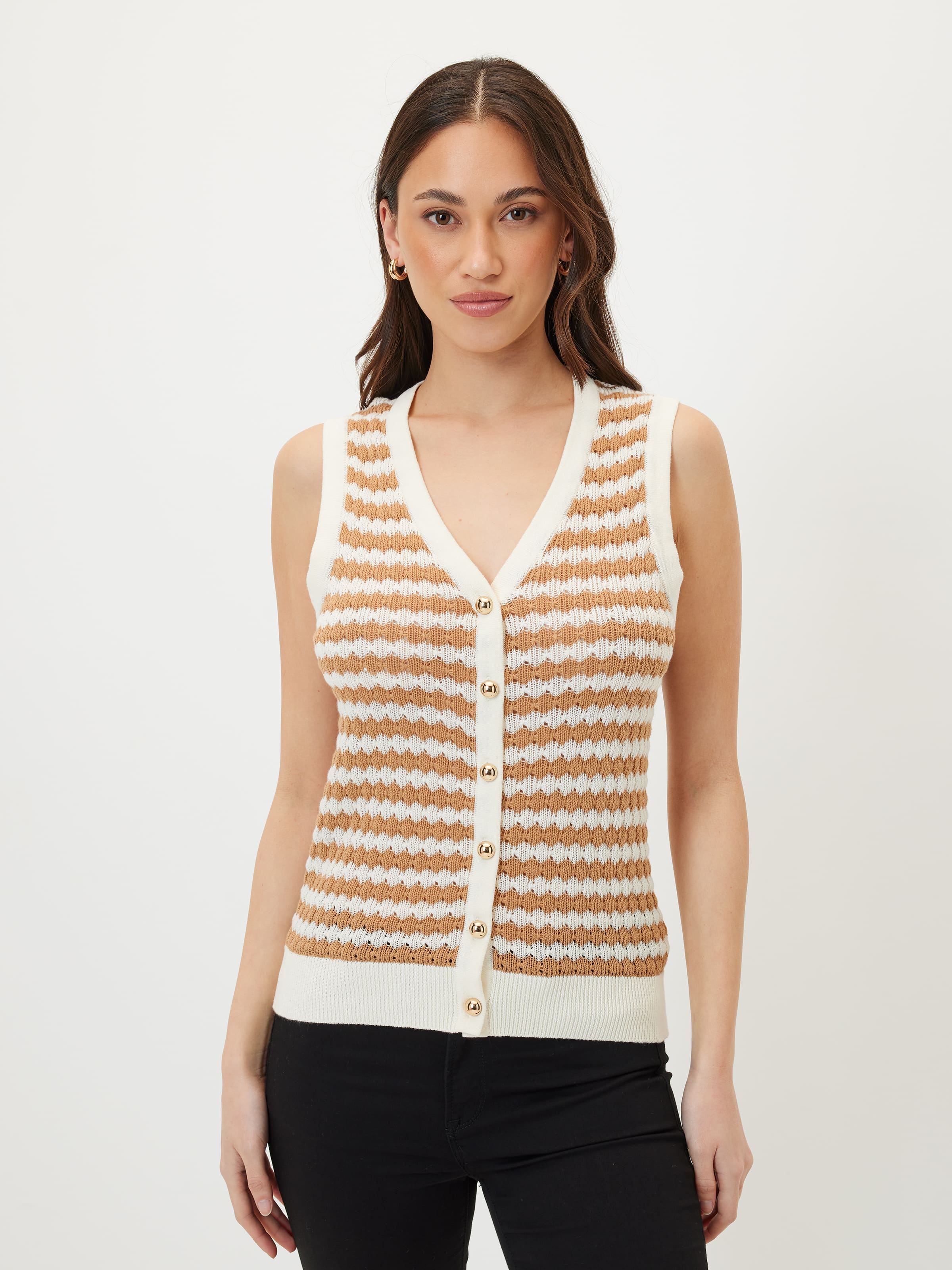 Crochet Knit Vest