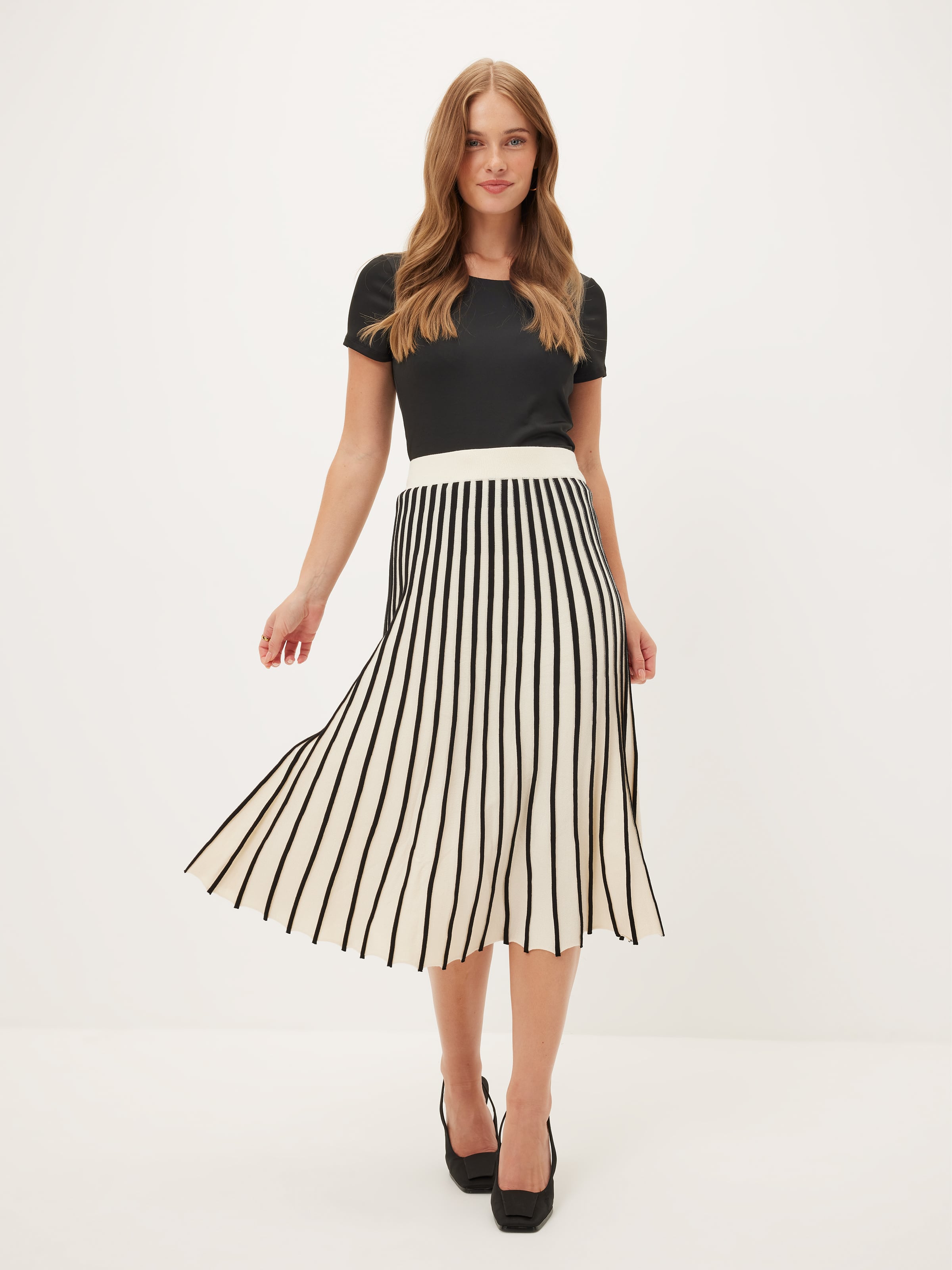 Savanna Stripe Knit Skirt