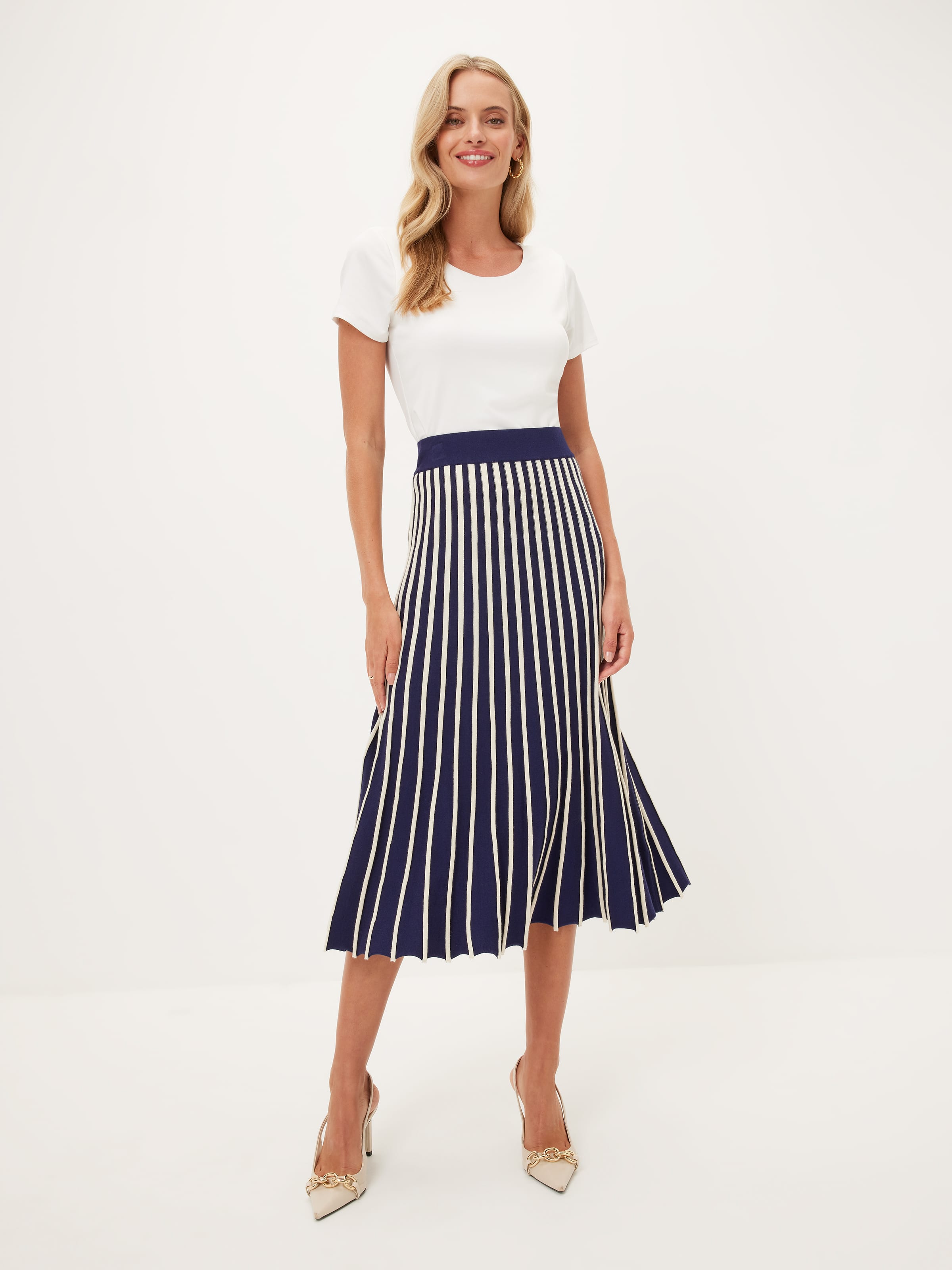 Savanna Stripe Knit Skirt