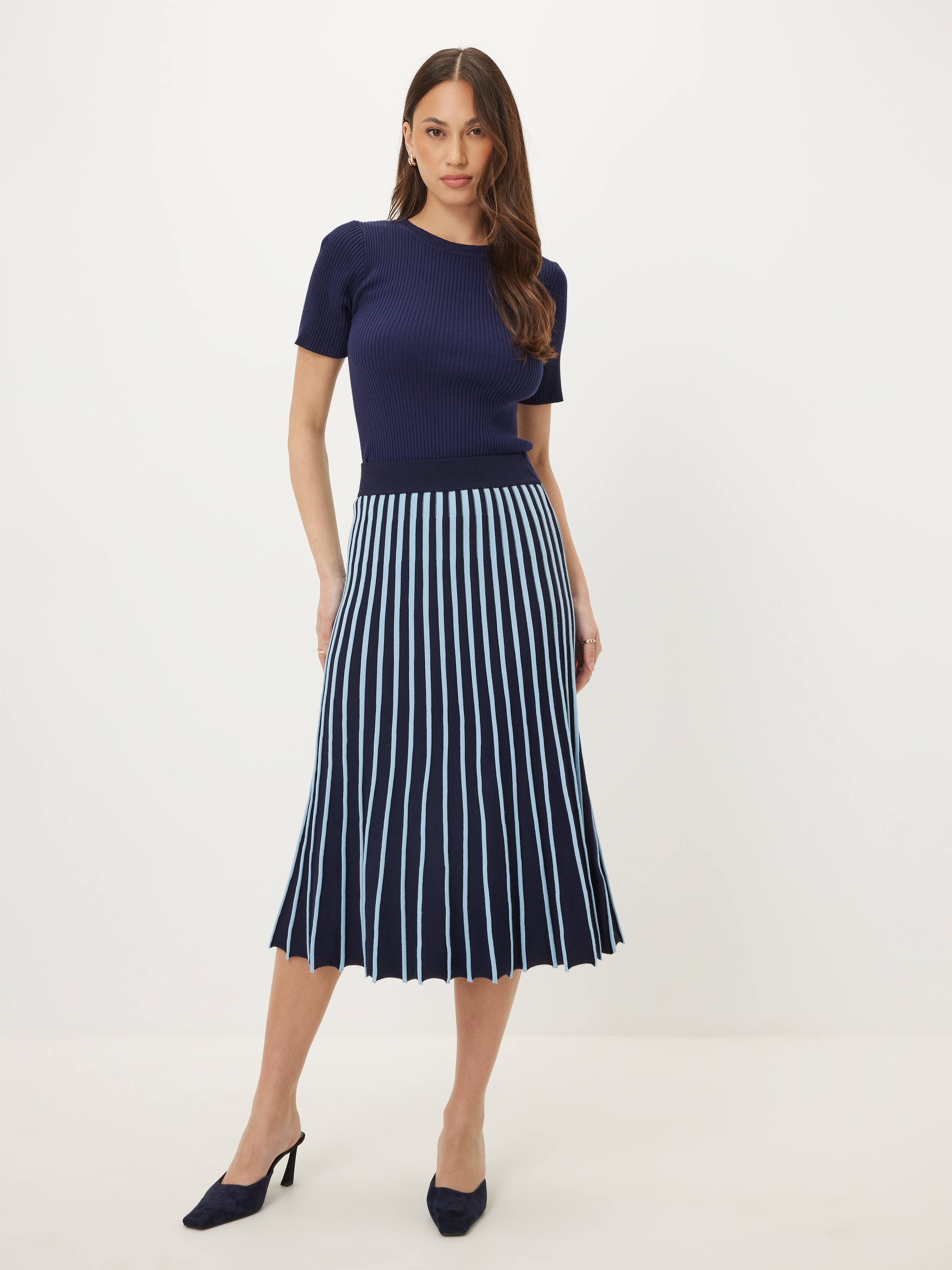 Savanna Stripe Knit Skirt