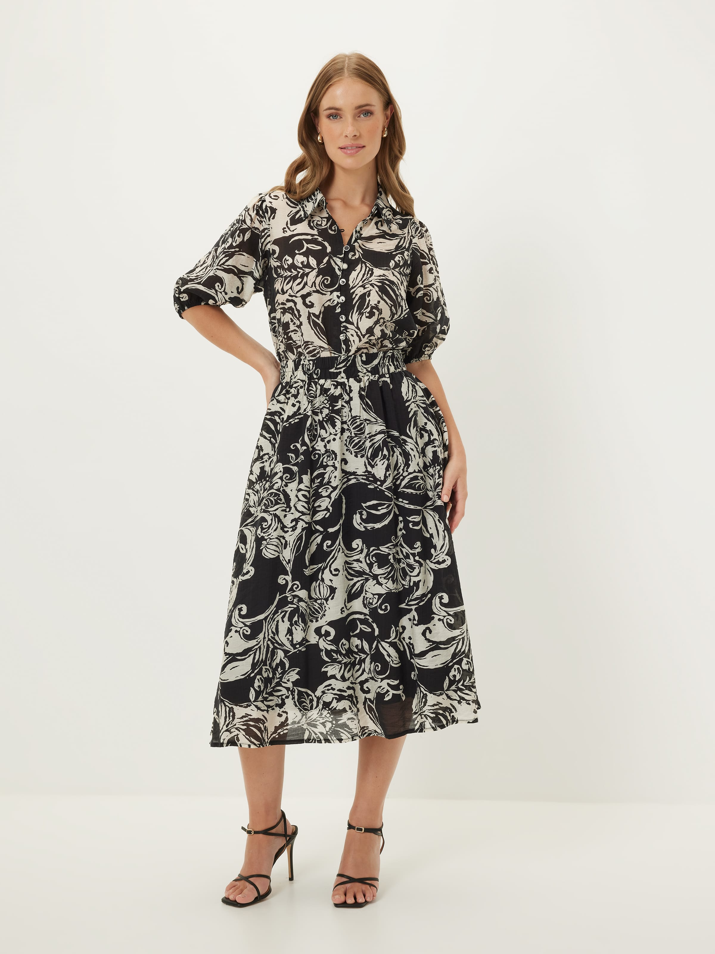 Katie Floaty Midi Skirt