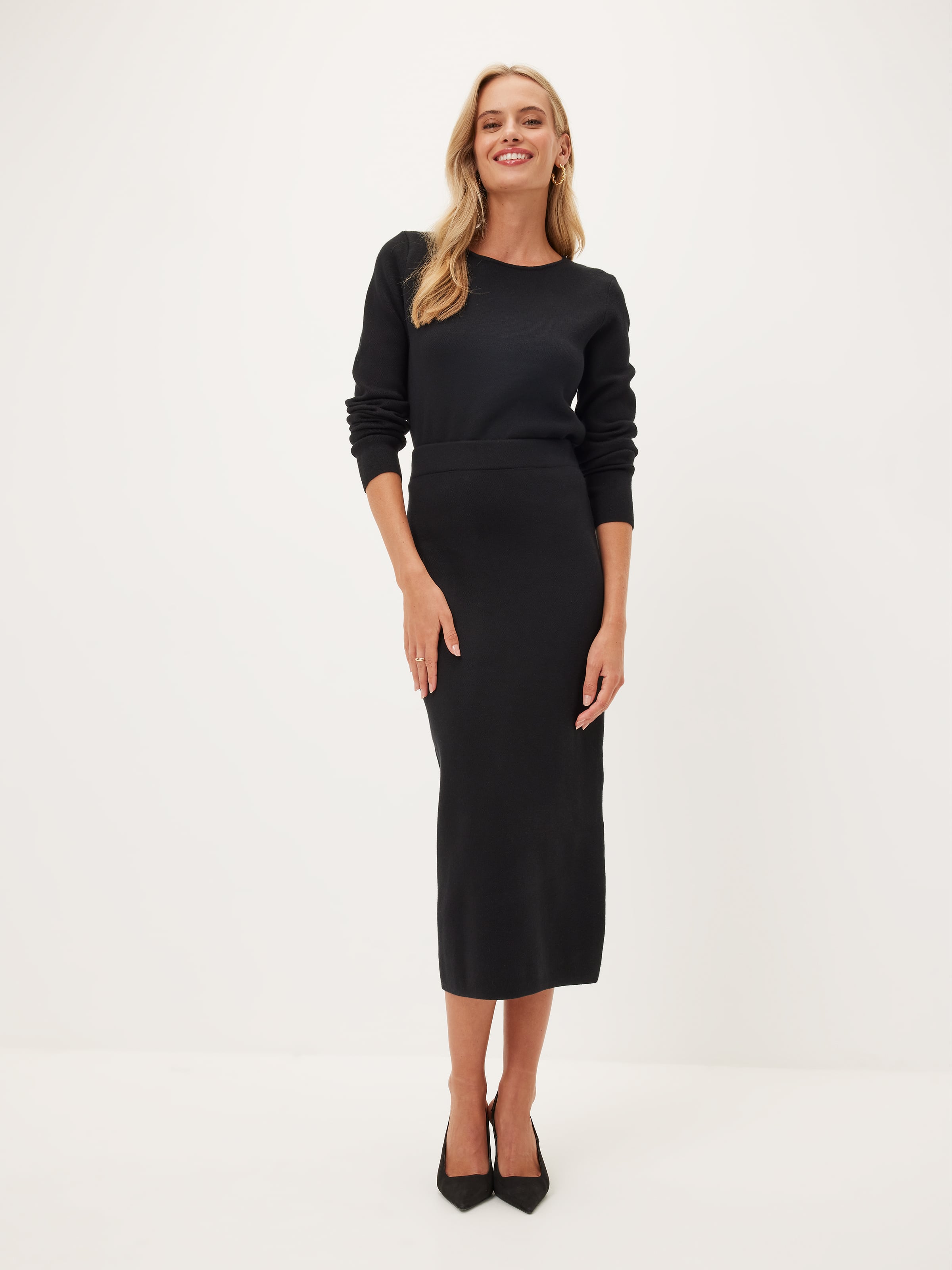 Cara Geo Knit Pencil Skirt