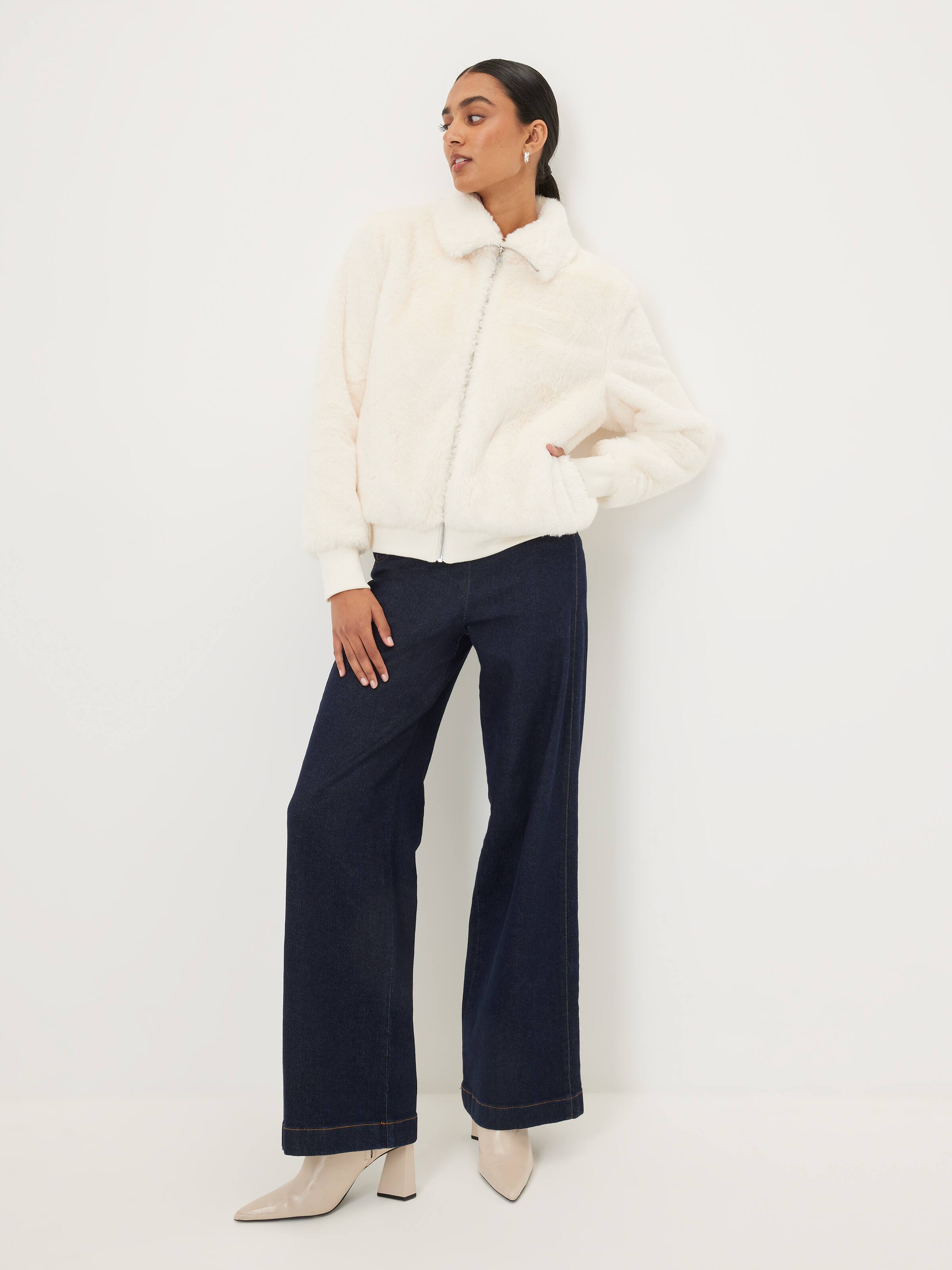 Faux Fur Bomber Jacket