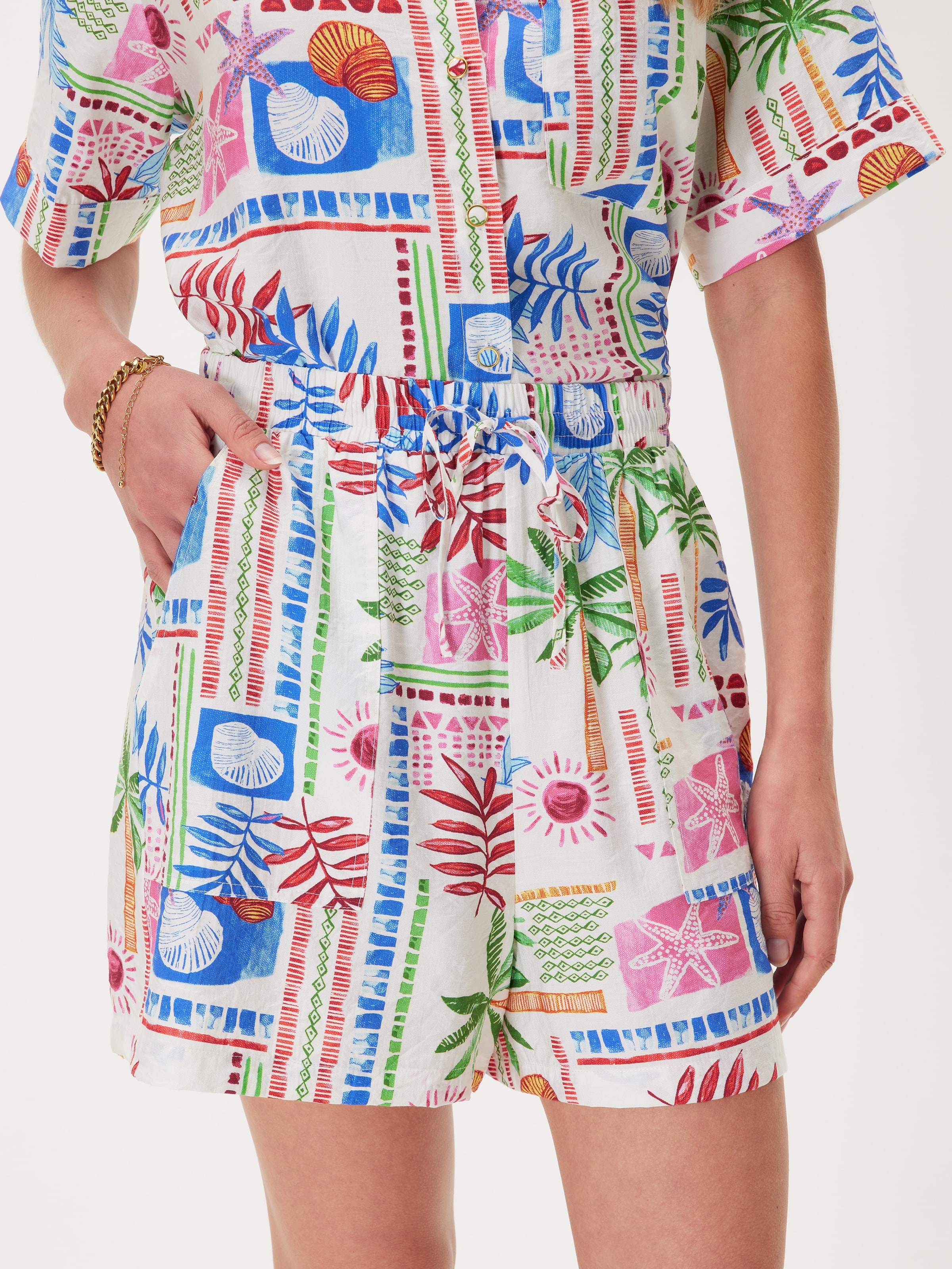 Erin Elastic Waist Tie Short