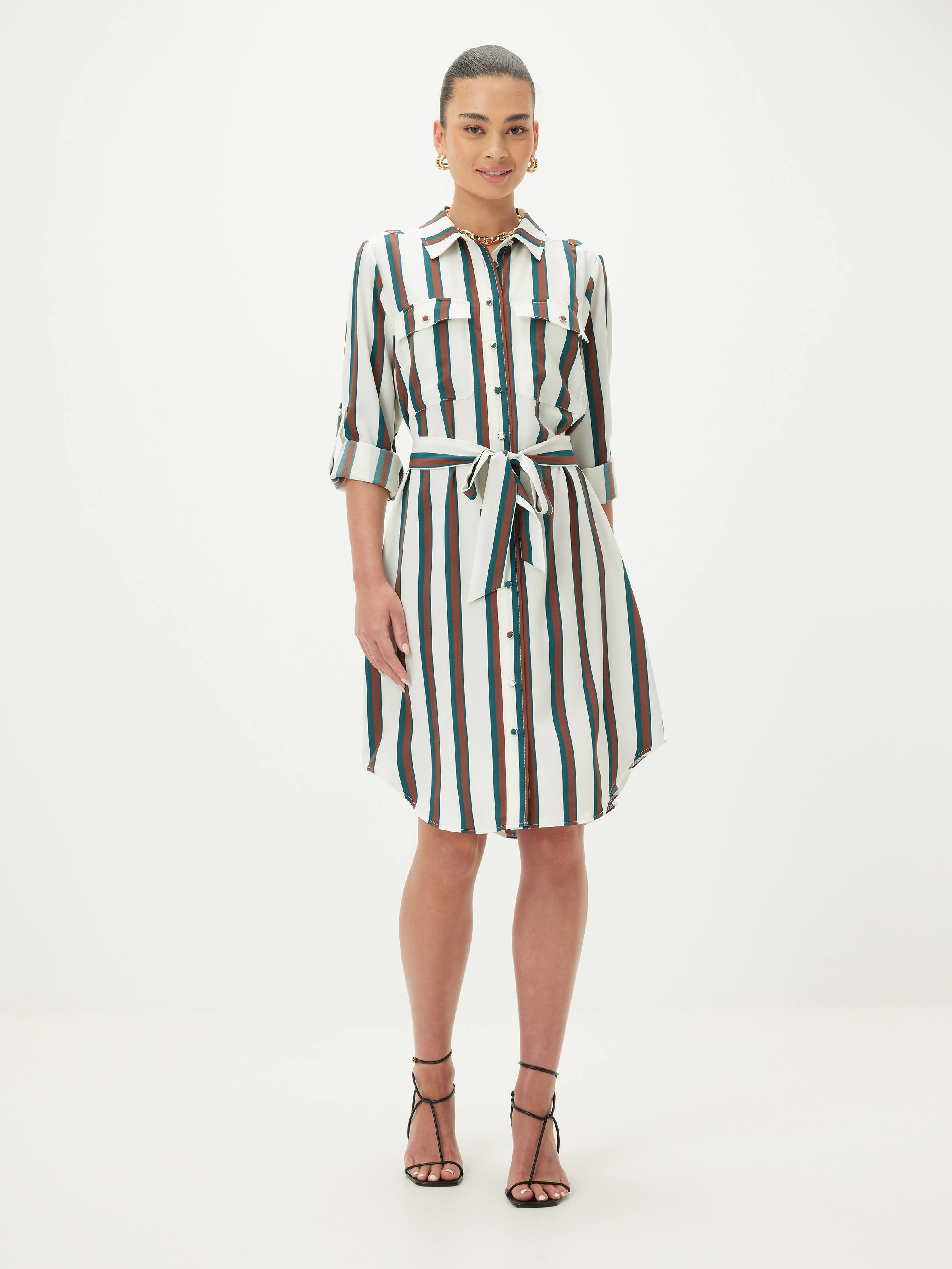 Mary Stripe Dress