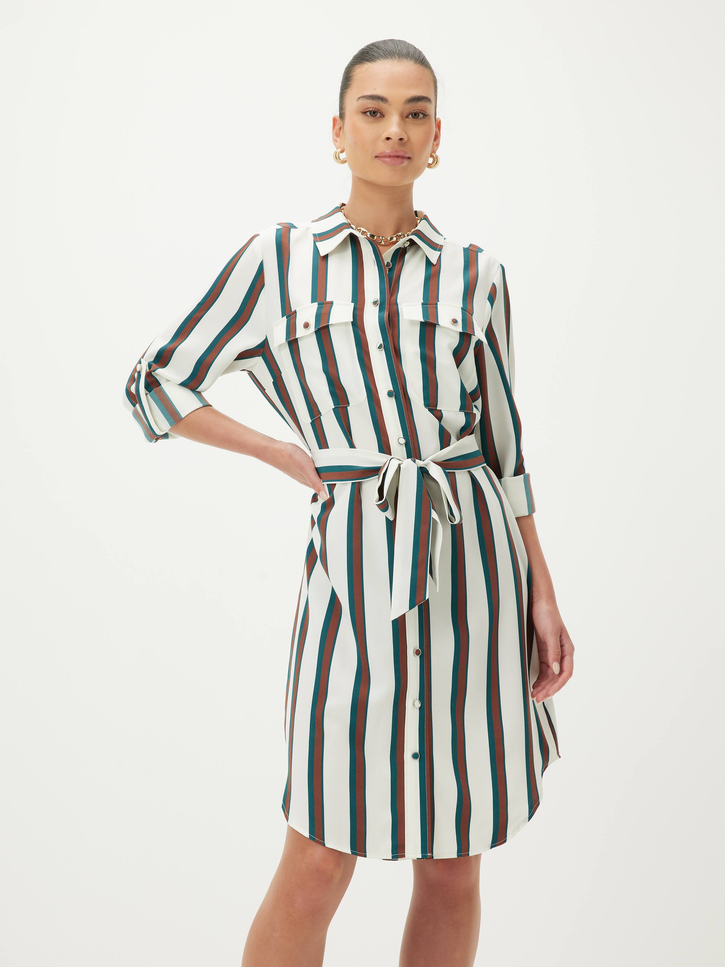 Mary Stripe Dress